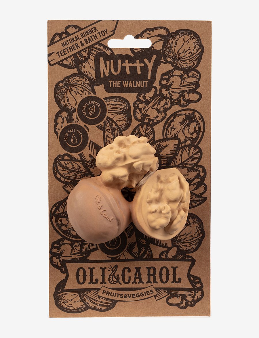 OLI & CAROL - NUTTY THE WALNUT - bidelegetøj - brown - 3