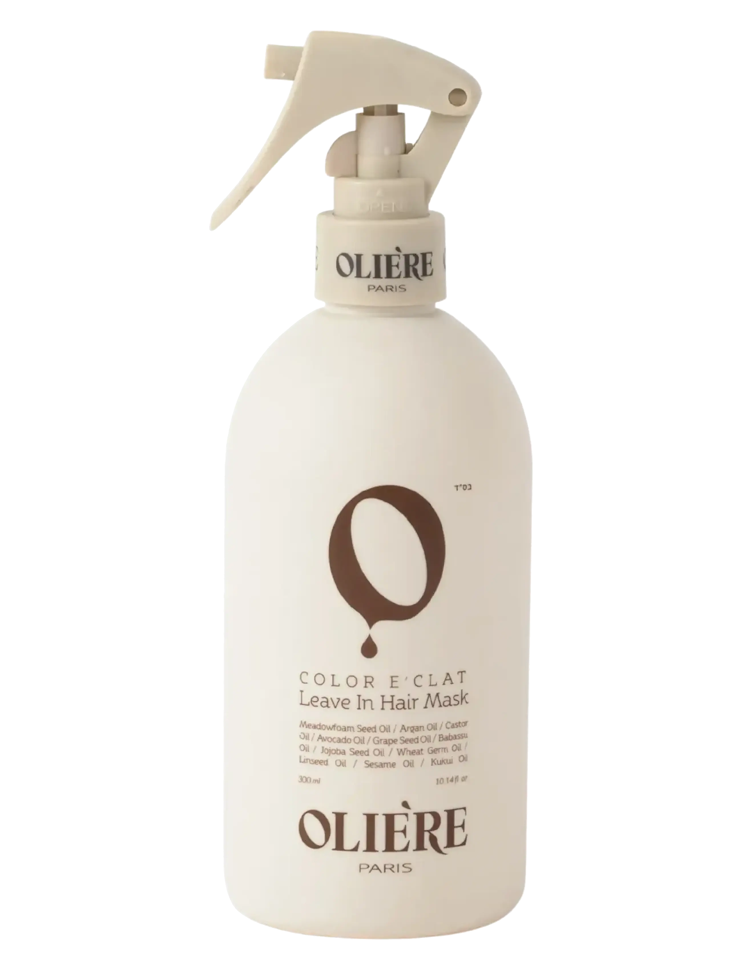 Oliére Color E'Clat Leave-In Hair Mask 300ml - Hårprodukter - 1013 / clear