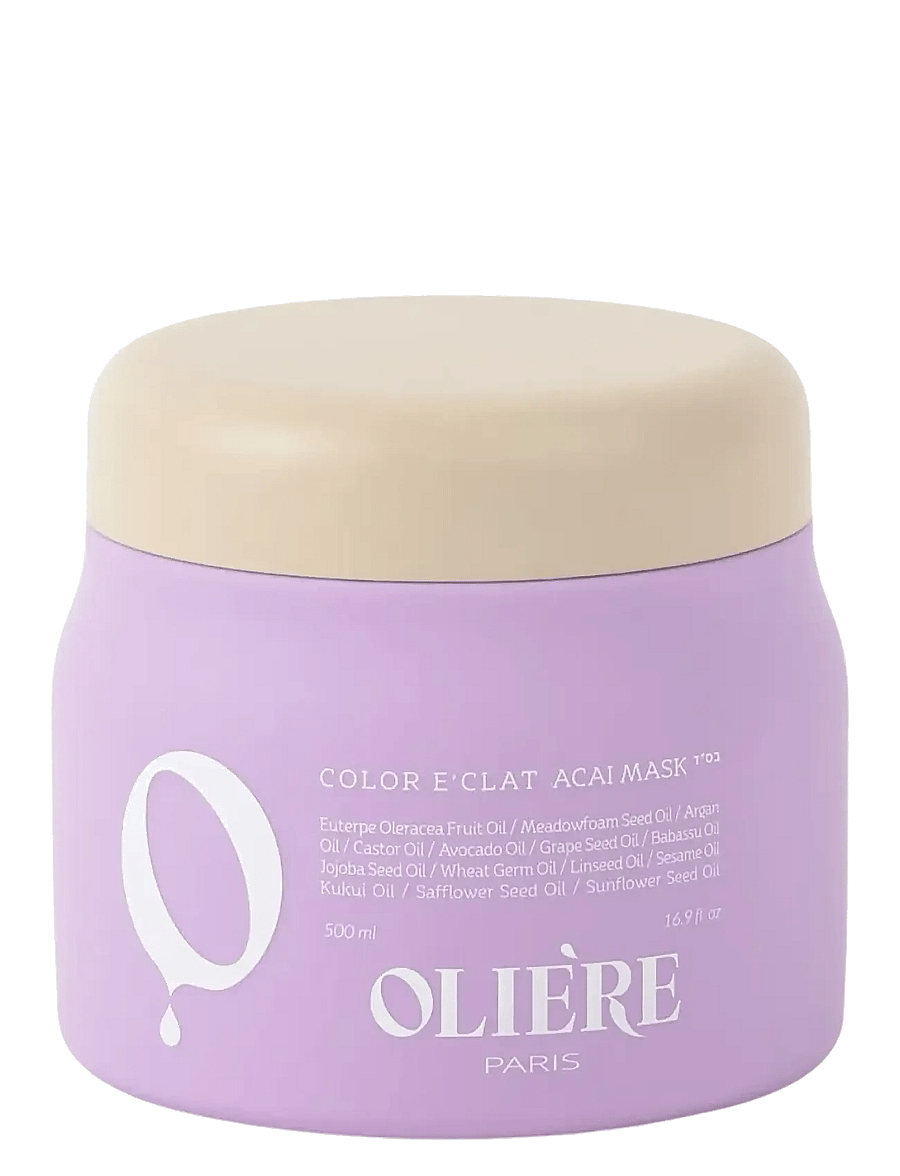 Oliére - Color E'Clat Acai Hair Mask 500ml - hårinpackning - 1013 - 0