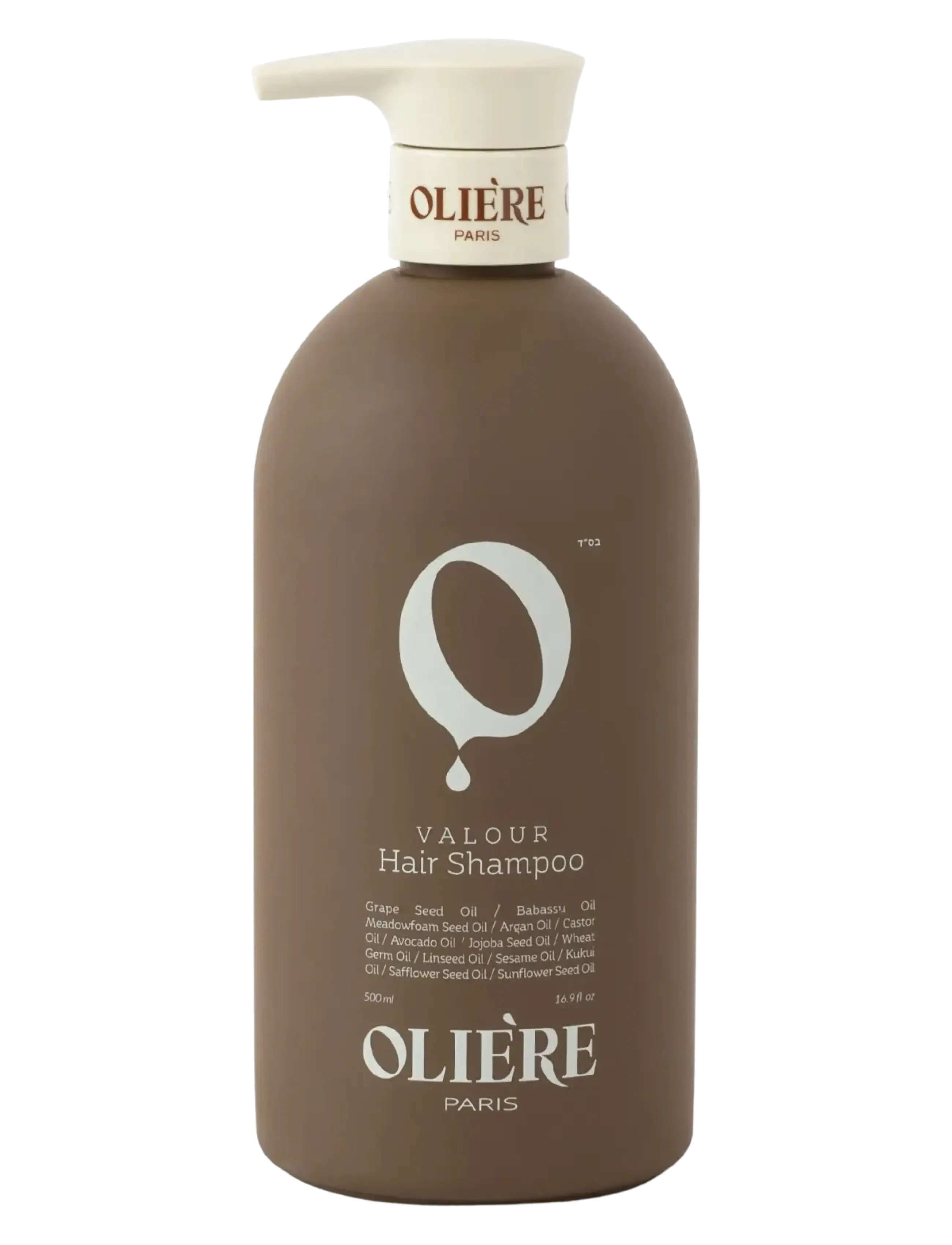 Oliére Valour Hair Shampoo 500Ml, Shampoo, Nude, Str: 500 ML