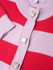 Olivia Rubin - DEE - susegamieji megztiniai - red lilac stripe - 4