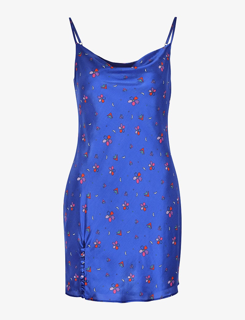 Olivia Rubin - ADALINE - slip dresses - blue ditsy floral - 1