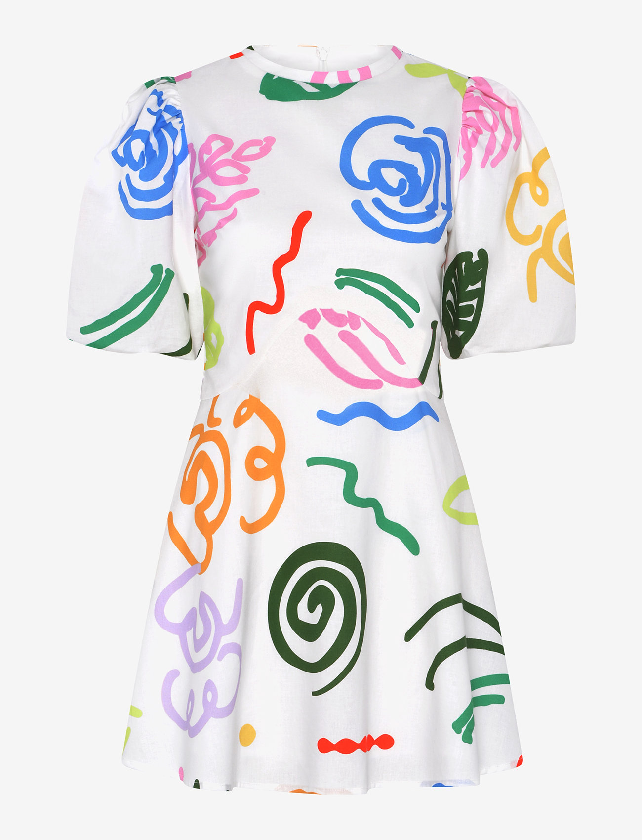 Olivia Rubin - RIA - peokleidid - white sketchy floral - 0