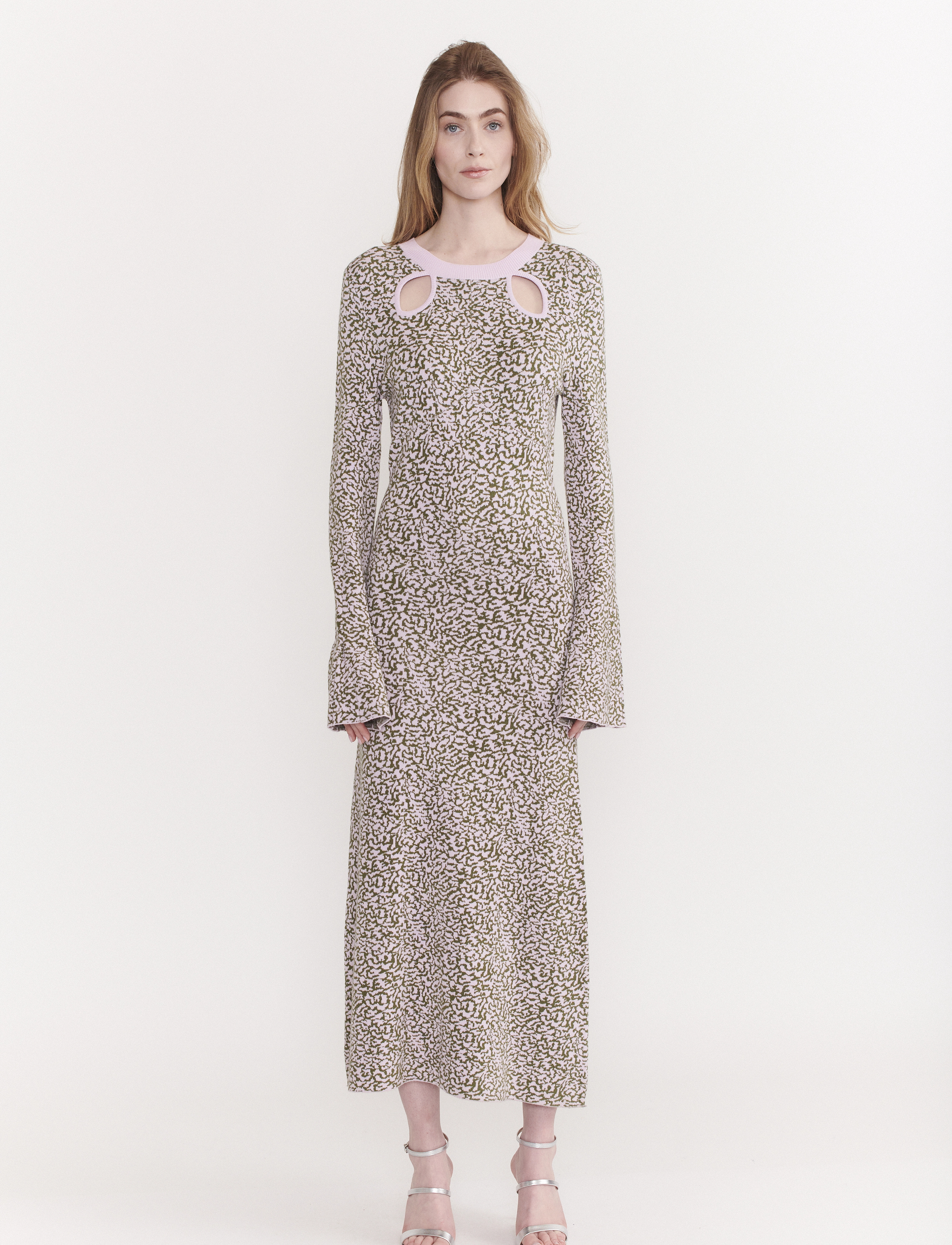 Olivia Rubin JAMES - Strikkjoler - CAMO PRINT / green