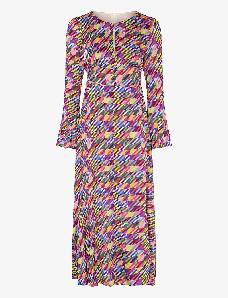 Olivia Rubin - ALINE - midi kjoler - multi check - 1