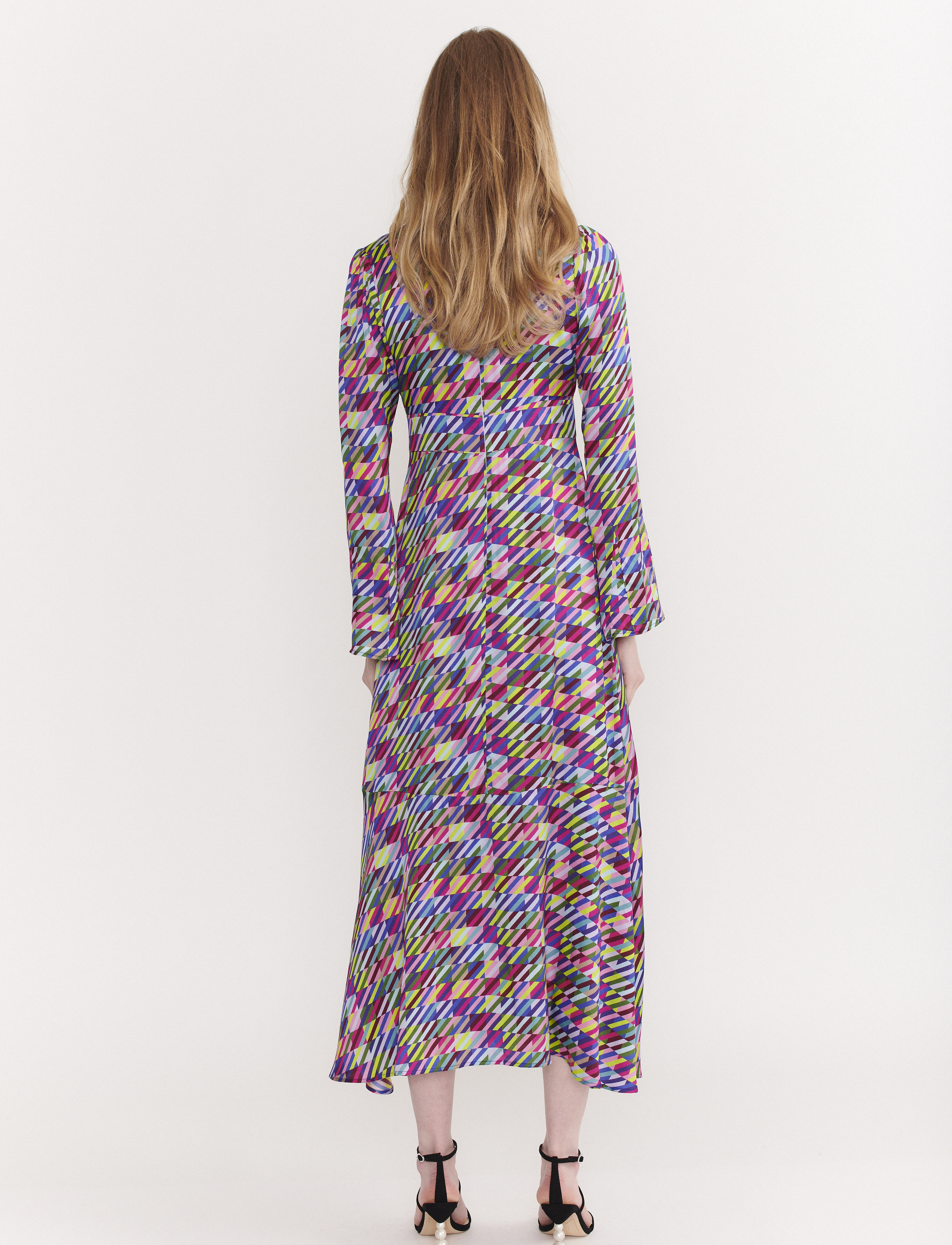 Olivia Rubin - ALINE - midiklänningar - multi check - 2