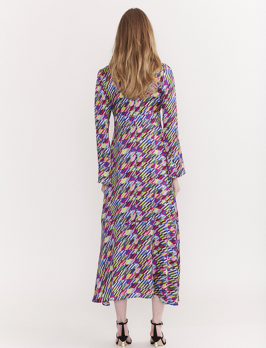 Olivia Rubin - ALINE - midiklänningar - multi check - 2