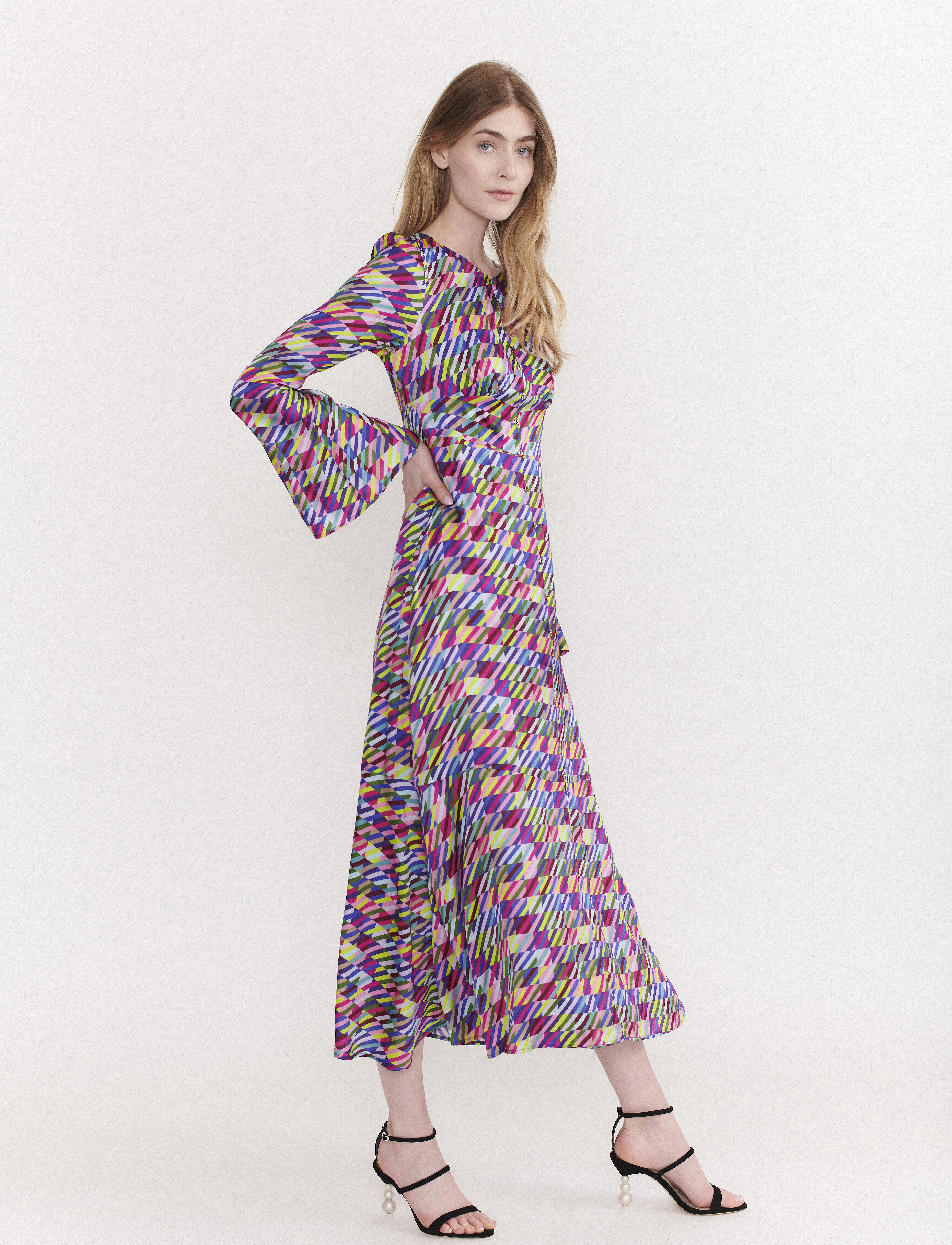 Olivia Rubin - ALINE - midiklänningar - multi check - 3