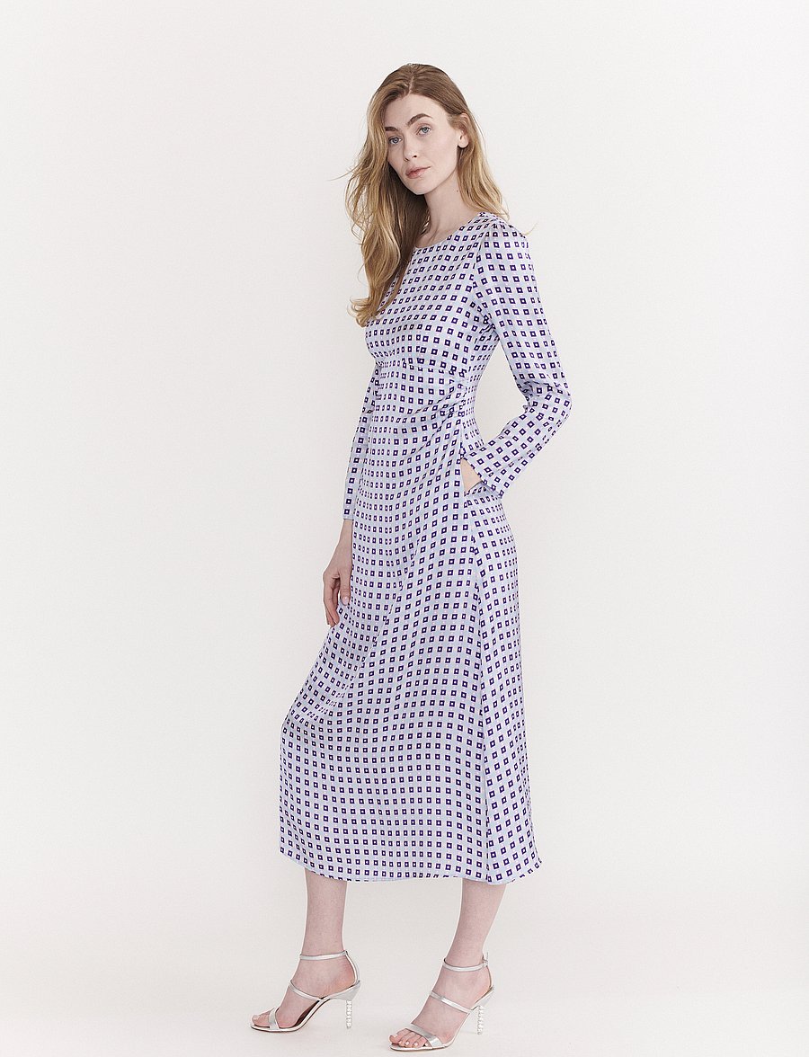 Olivia Rubin - FRAN - midiklänningar - squares print - 4