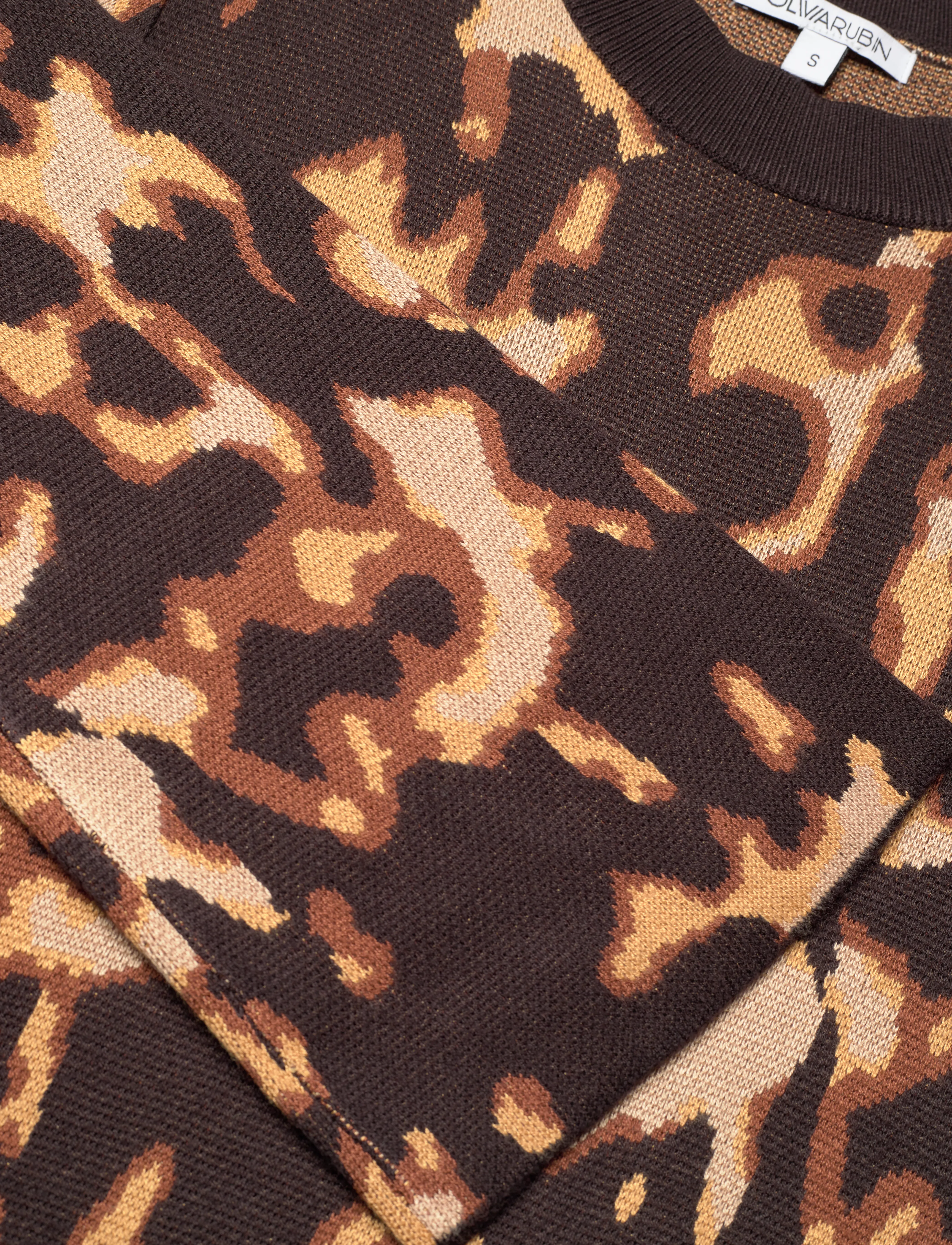 Olivia Rubin - KYRA - strickkleider - tortoiseshell print - 2