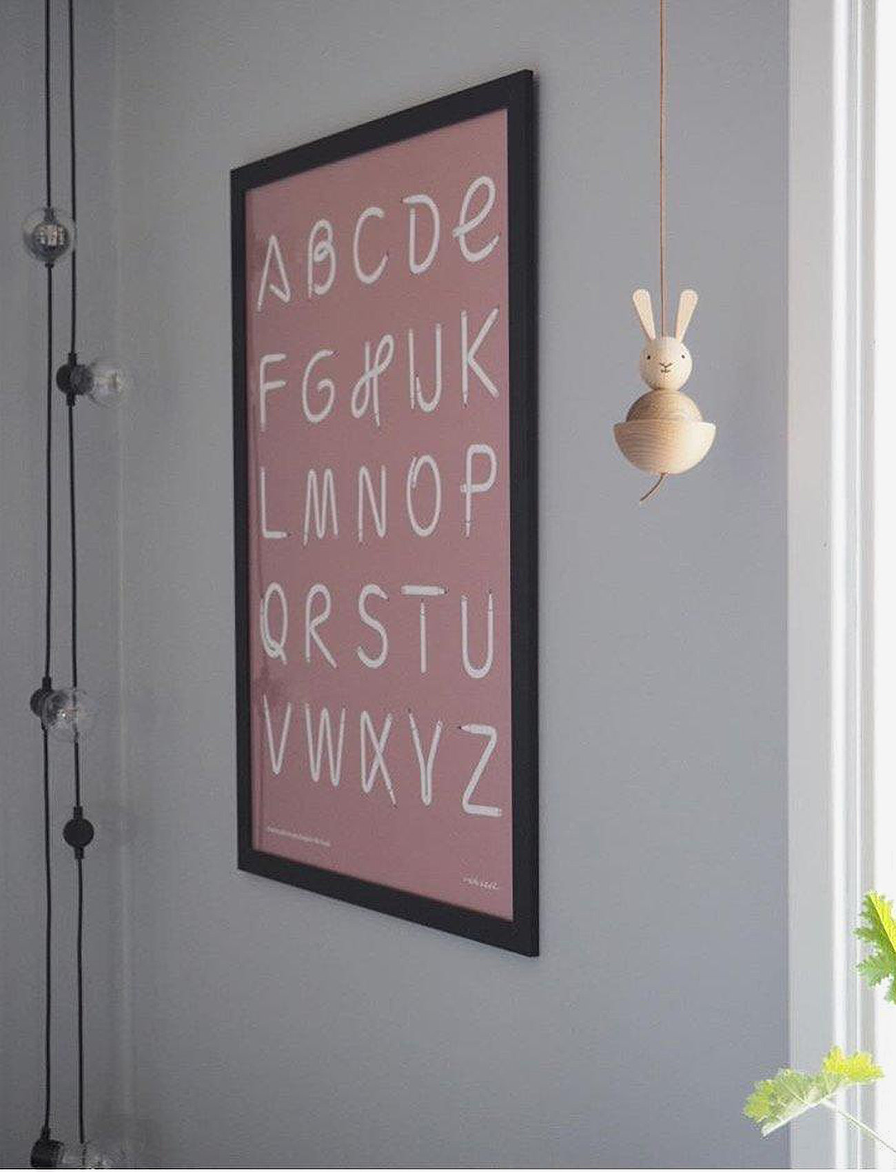 Olle Eksell - A-Z / Pink - bērnu plakāti - multicolour - 2