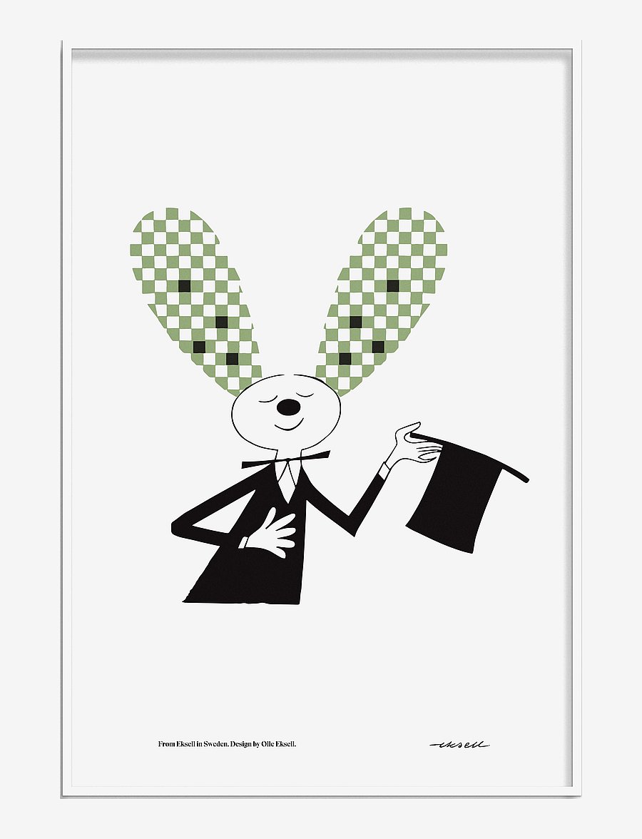 Olle Eksell - Rabbit - laste poster - multicolour - 0