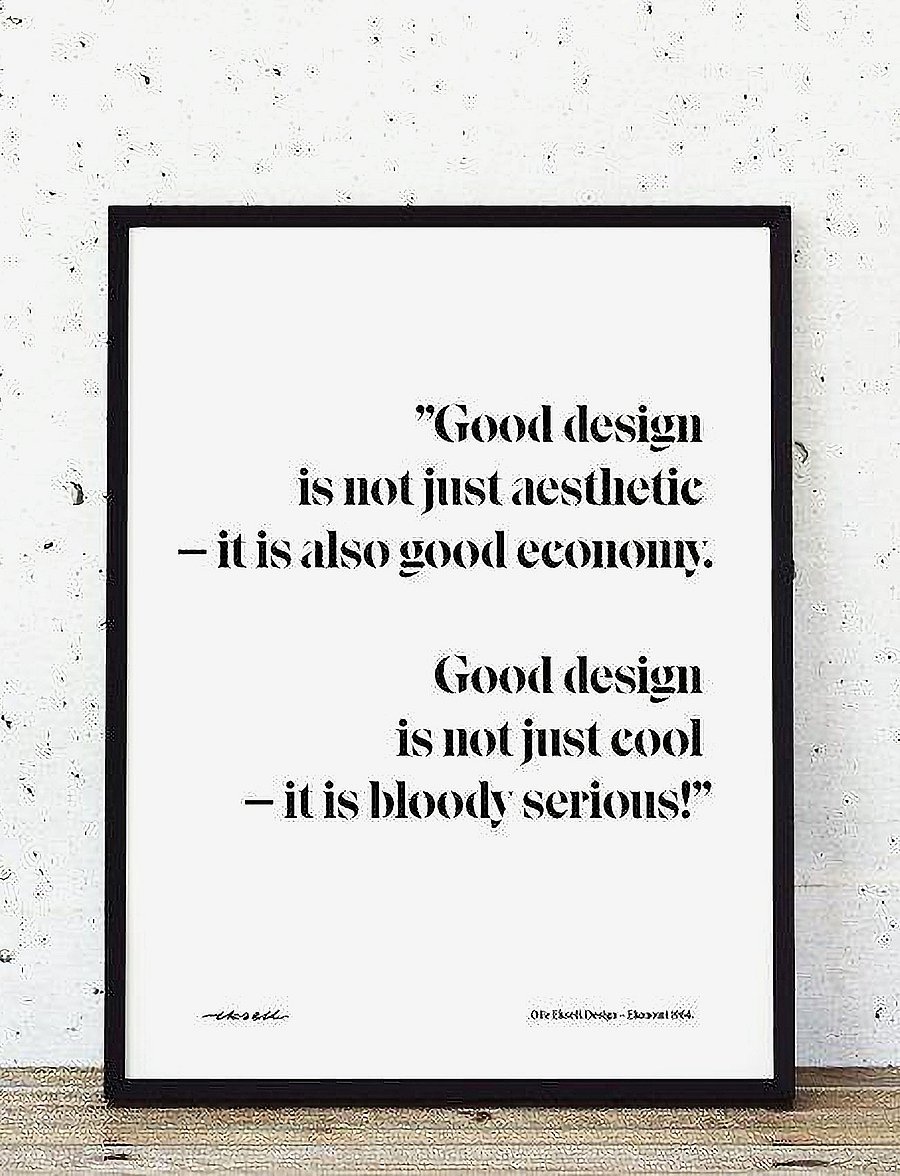 Olle Eksell - Design = Ekonomi Quote - illustratsioonid - multicolour - 1