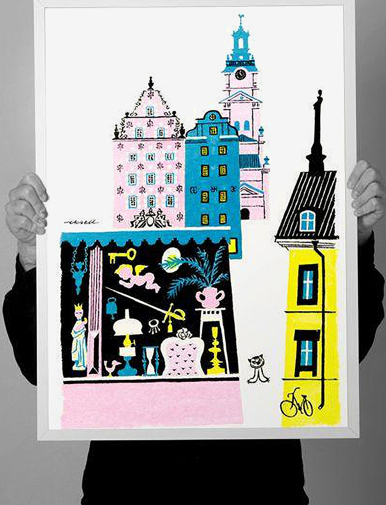 Olle Eksell - Stockholm Old Town - mažiausios kainos - multicolour - 1