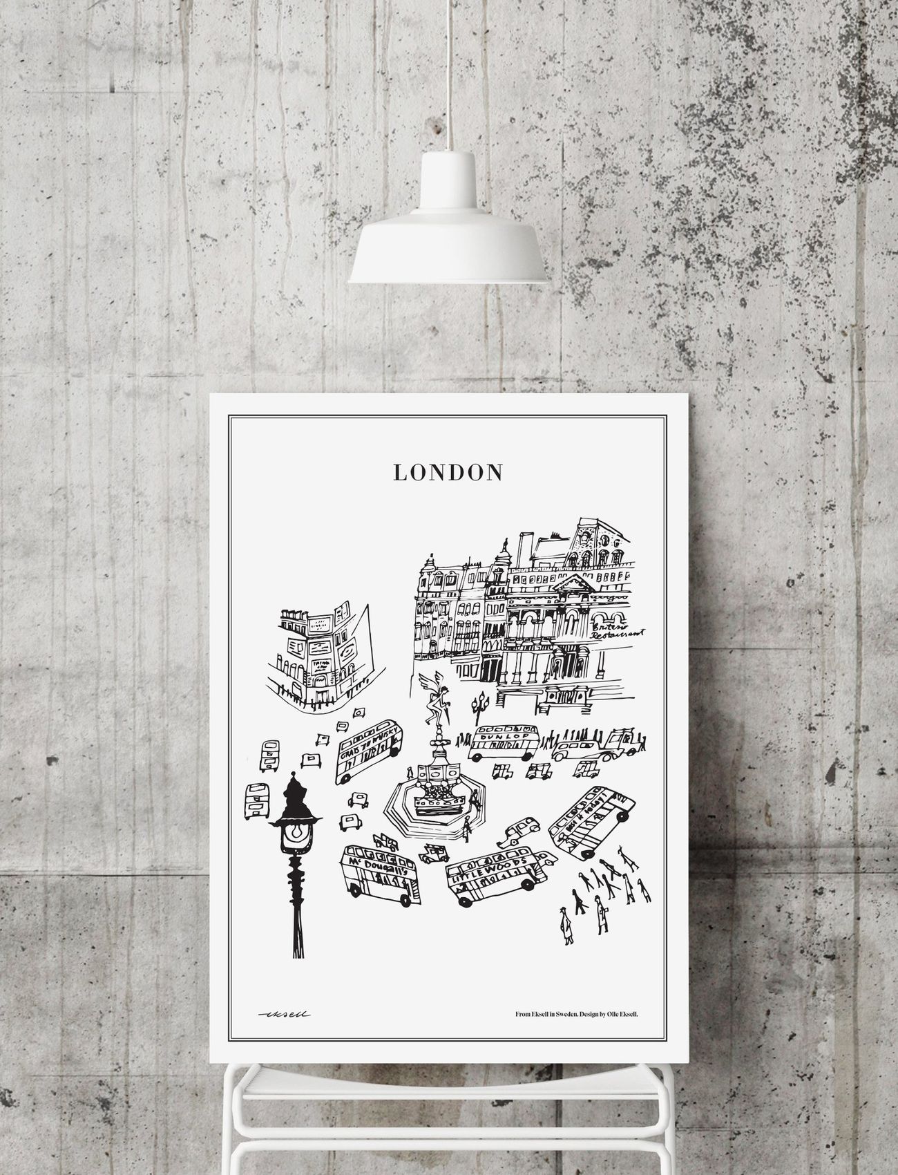 Olle Eksell - London - cities & maps - multicolour - 2