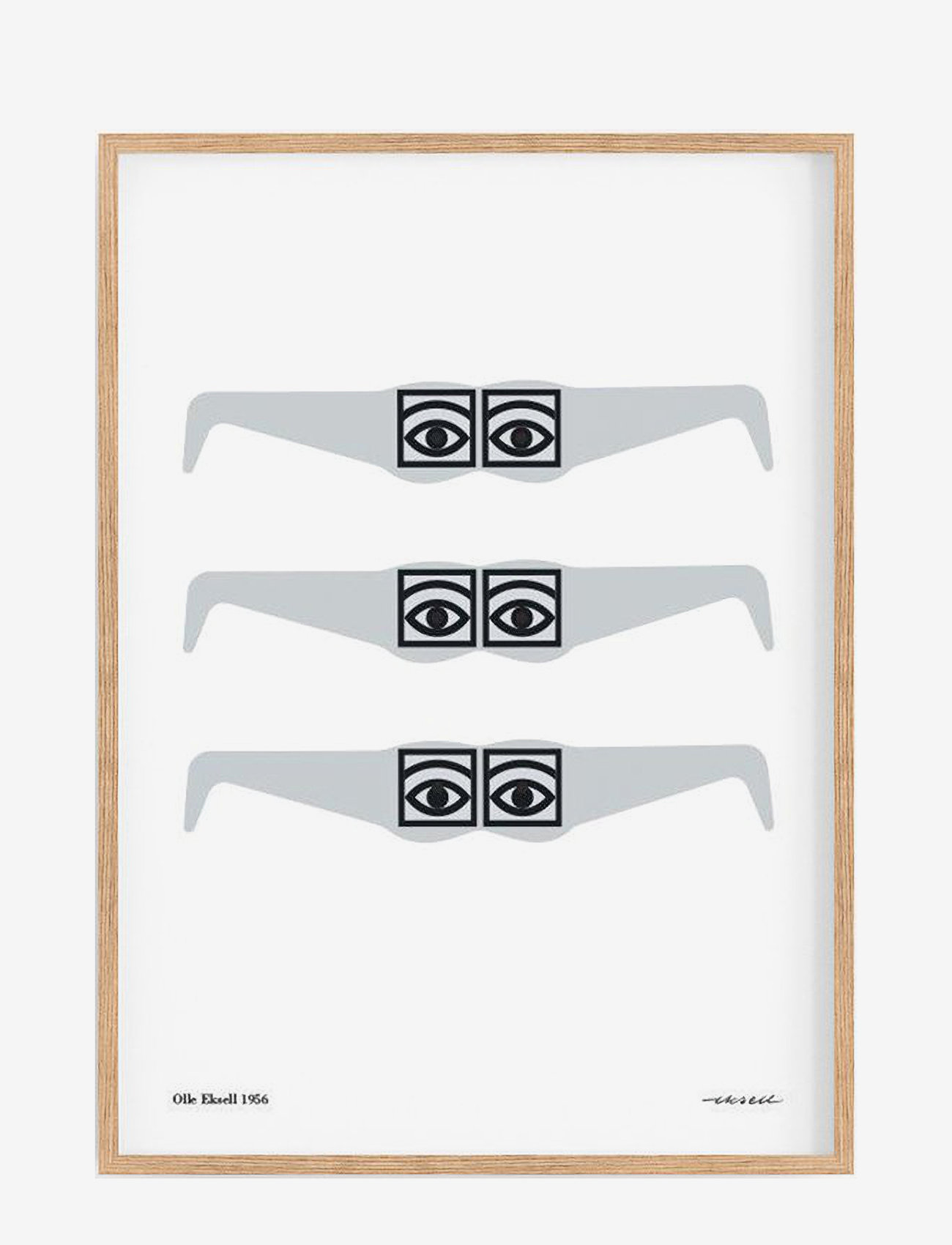 Olle Eksell - Ögon  - 1956 - Glasses - illustrationer - multicolour - 2