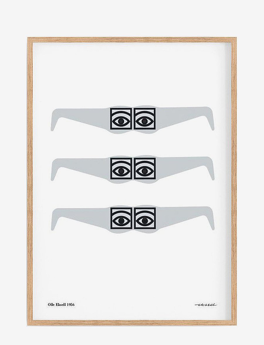 Olle Eksell - Ögon - 1956 - Glasses - illustrationen - multicolour - 2