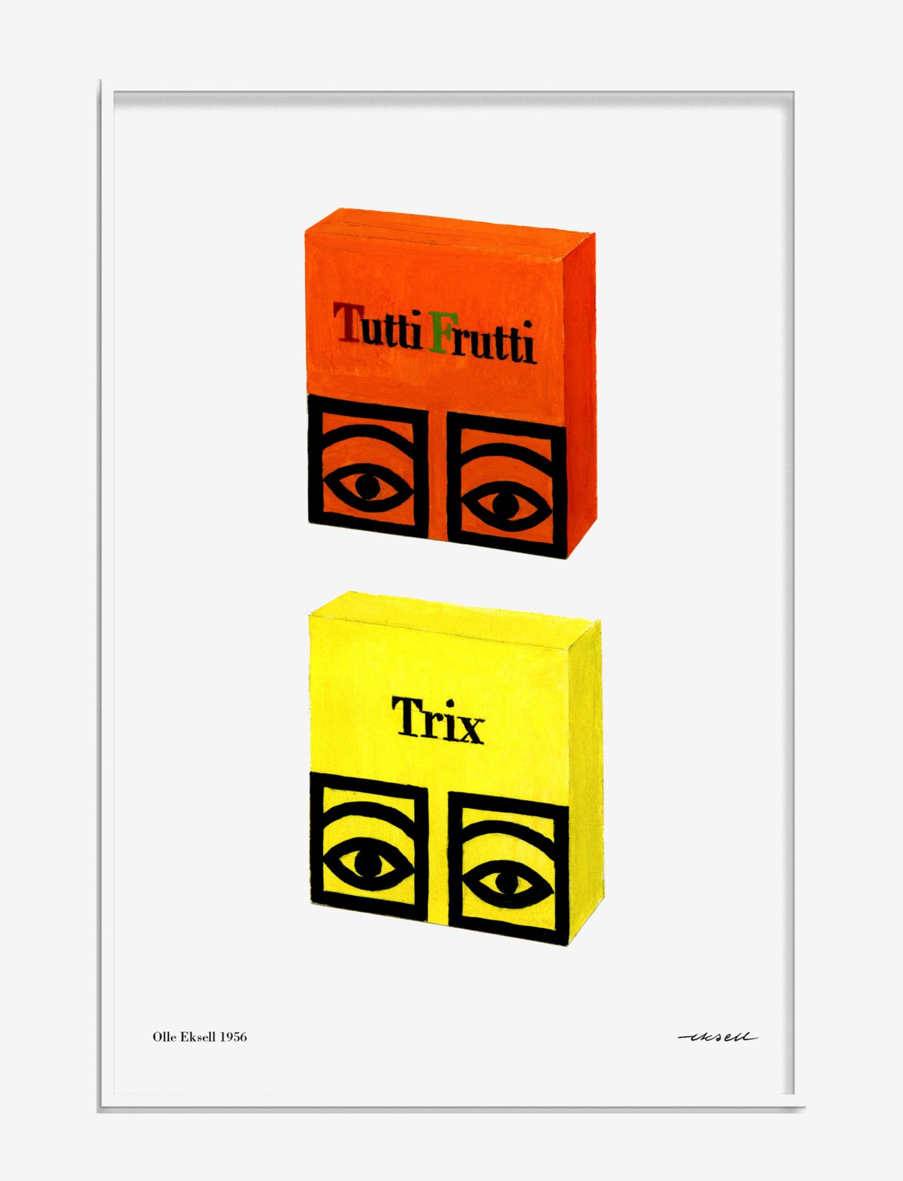 Olle Eksell - Ögon  - 1956 - Tutti Frutti and Trix - illustrasjoner - multicolour - 0
