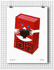 Olle Eksell - Ögon  - 1956 - Red Box - illustrasjoner - red - 3