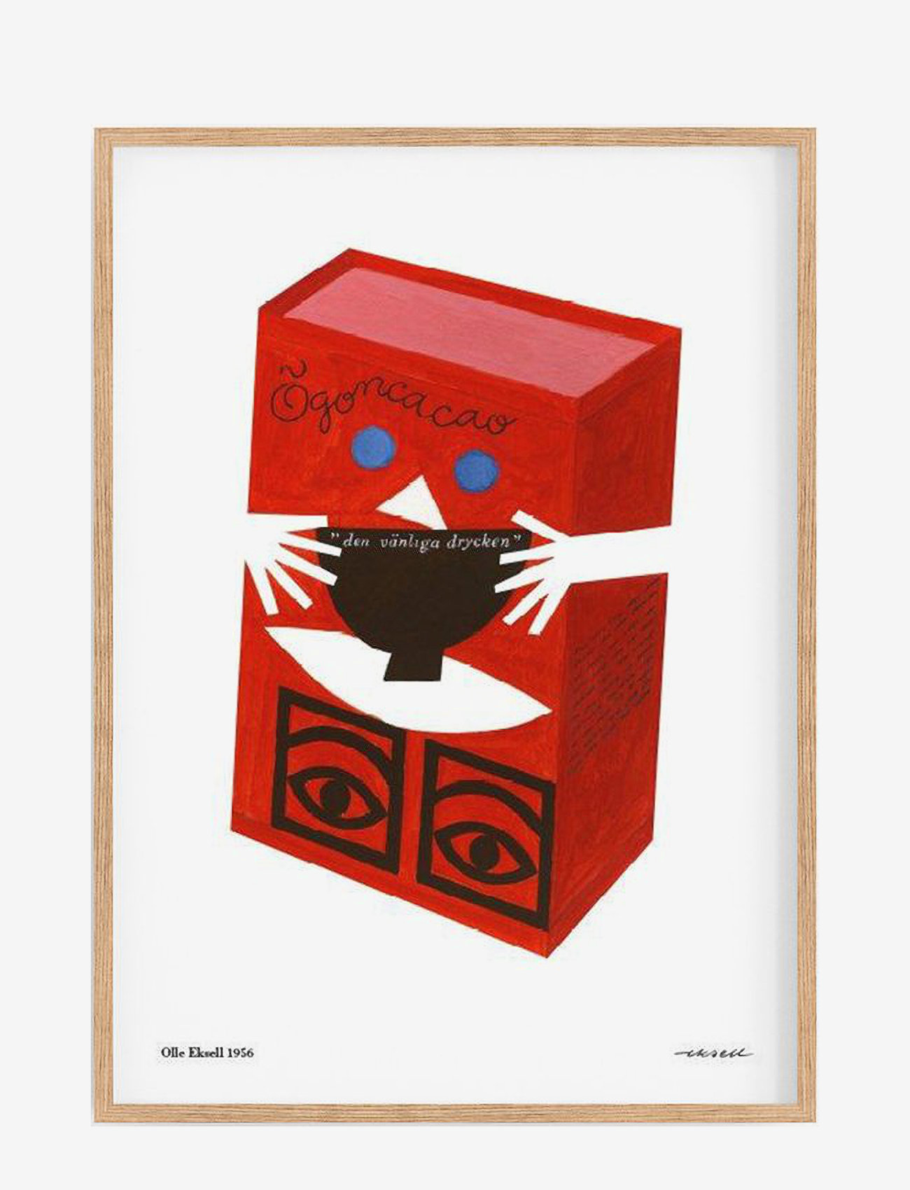 Olle Eksell - Ögon  - 1956 - Red Box - illustrationen - red - 2