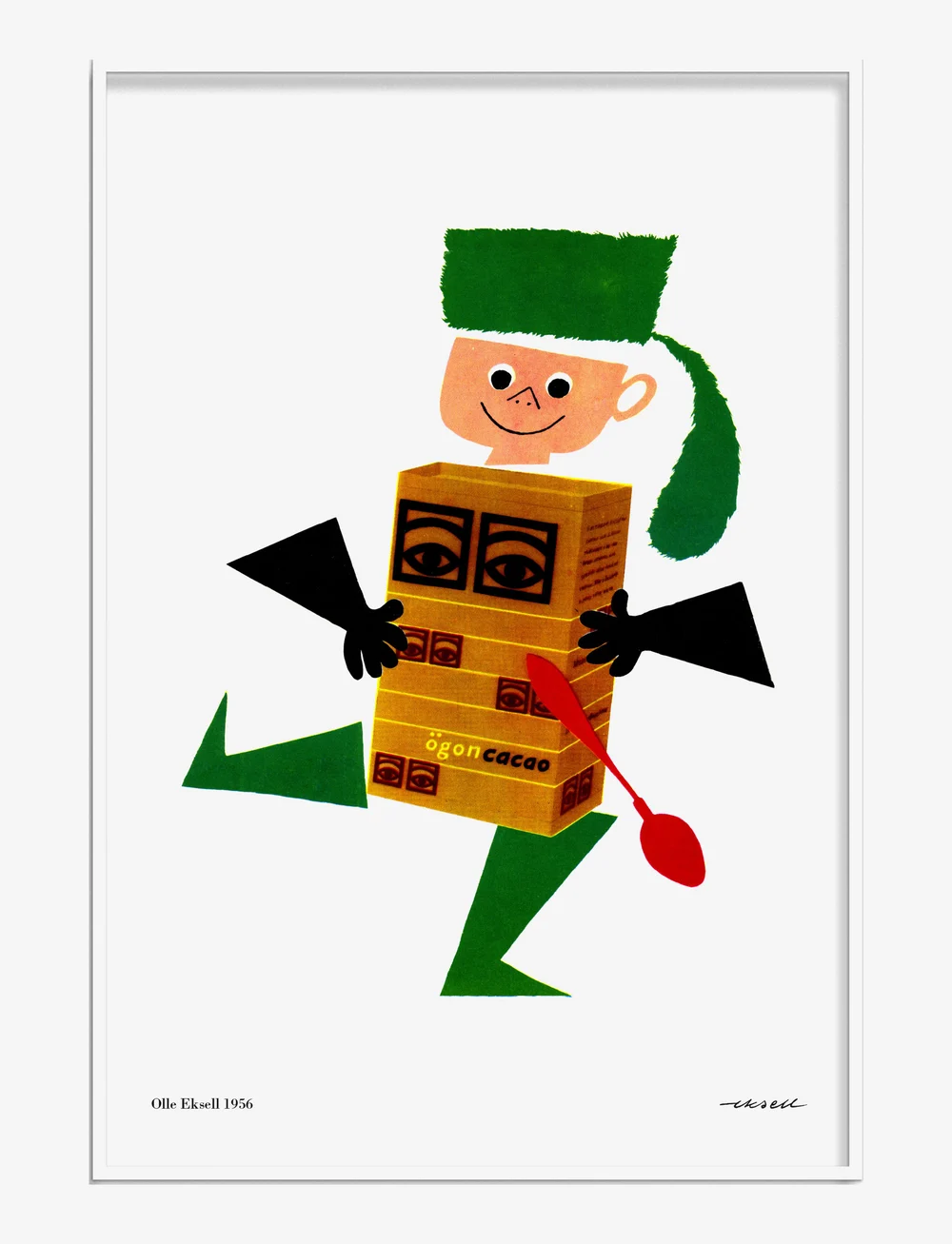 Olle Eksell - Ögon - 1956 - Boy - illustrationen - multicolour - 0