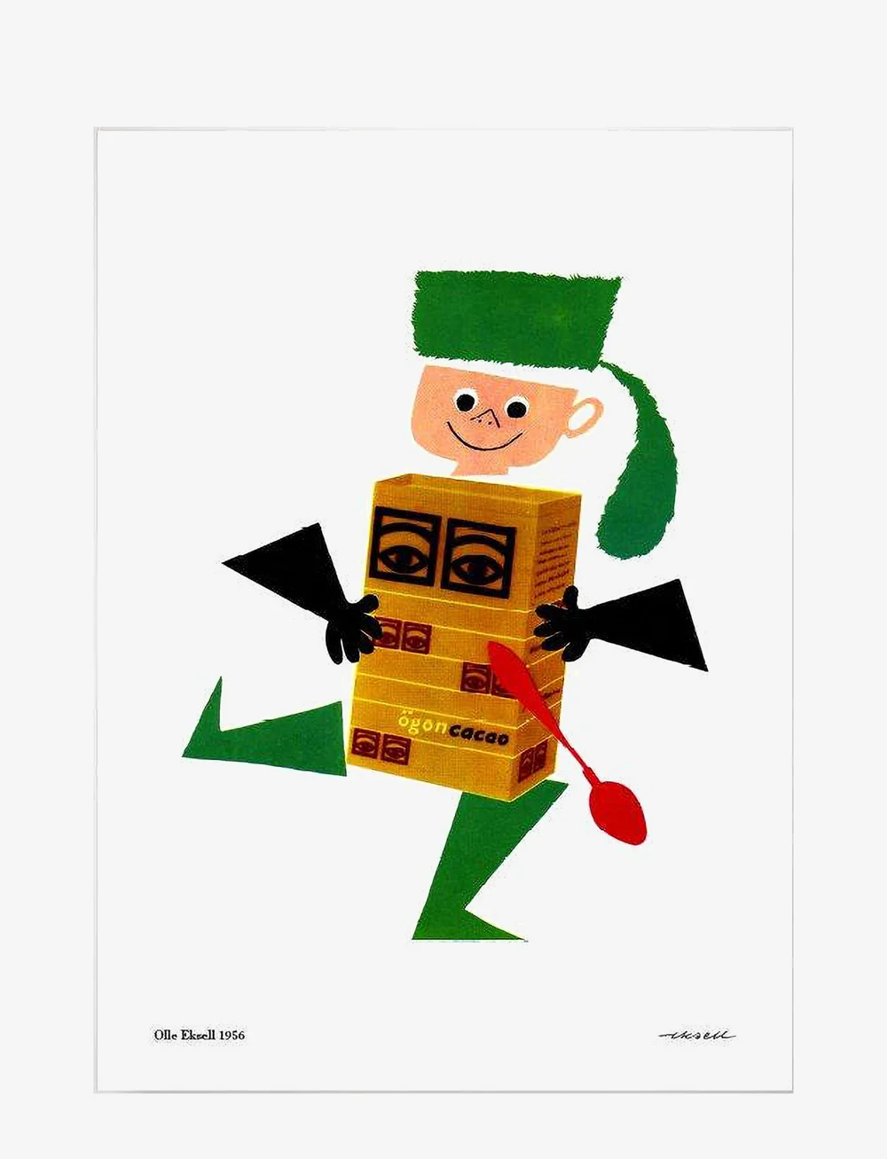 Olle Eksell - Ögon - 1956 - Boy - illustrationen - multicolour - 1