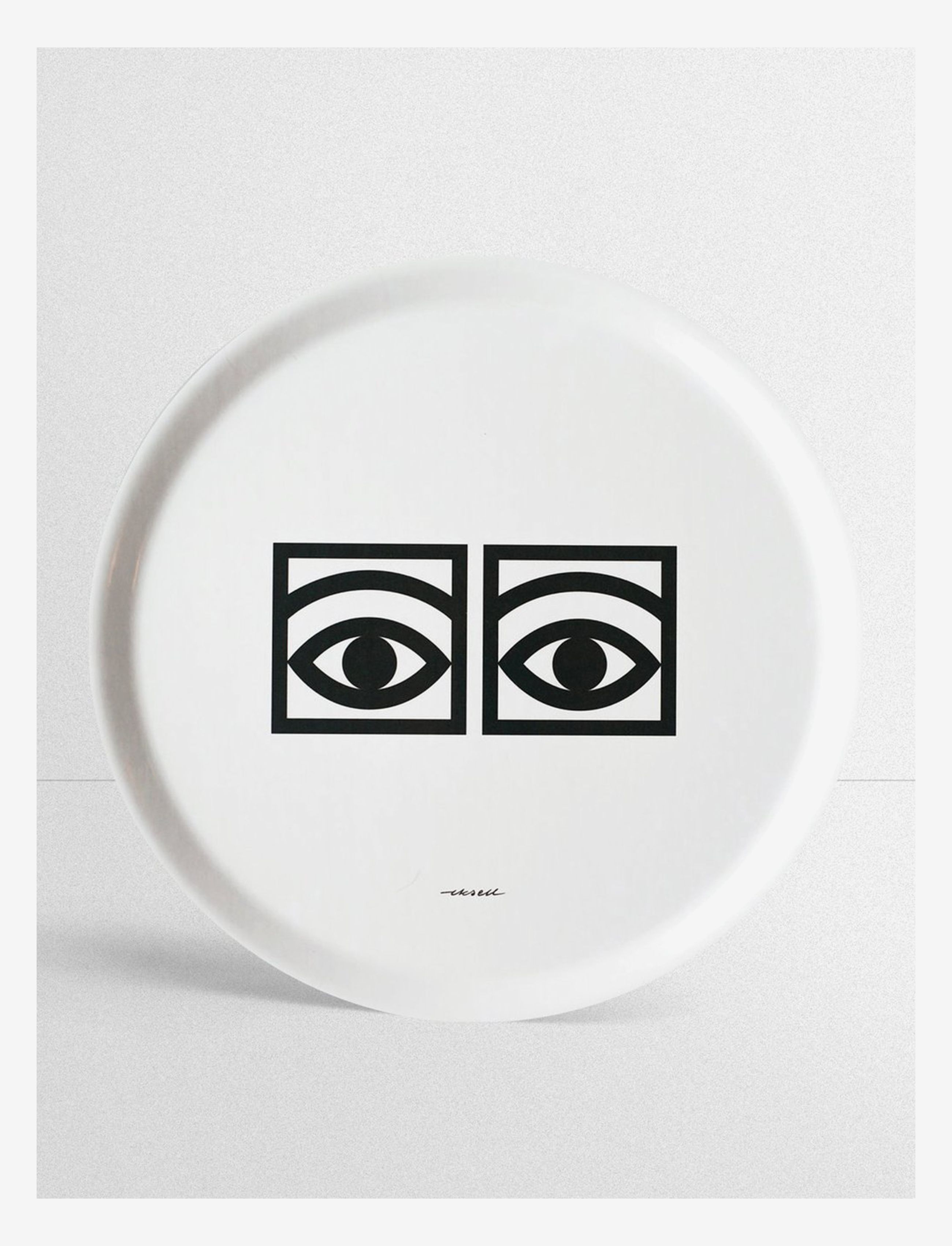 Olle Eksell - Ögon  Tray - Black Eyes - white - 1