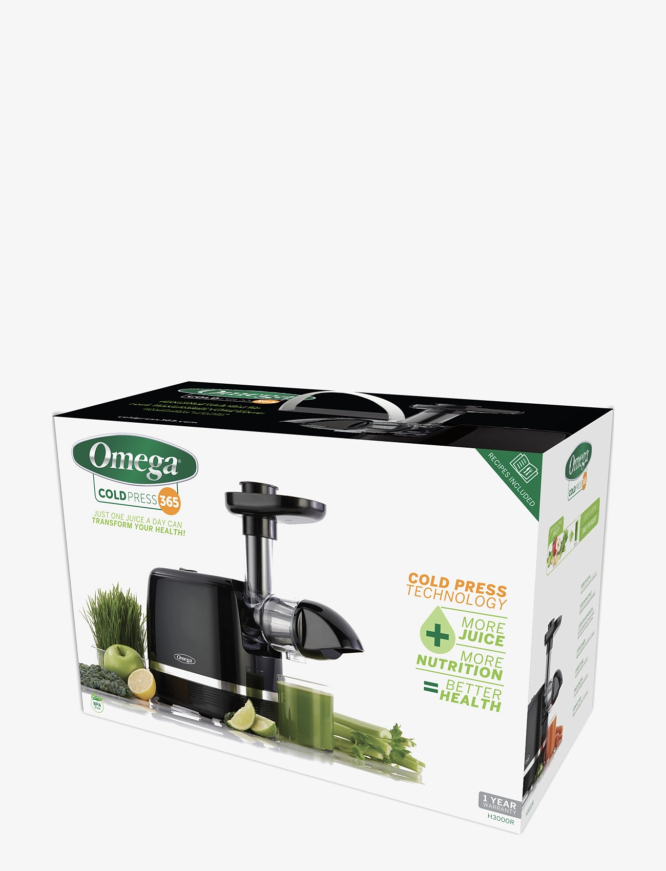Omega - Omega Juicer H3000R - black - 3