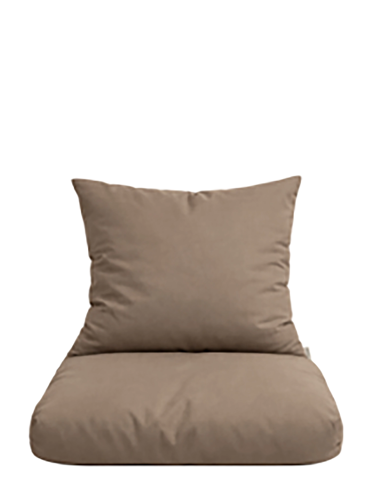Omhu Organic bedding set - Micro check - Sängkläder - TAUPE / brown
