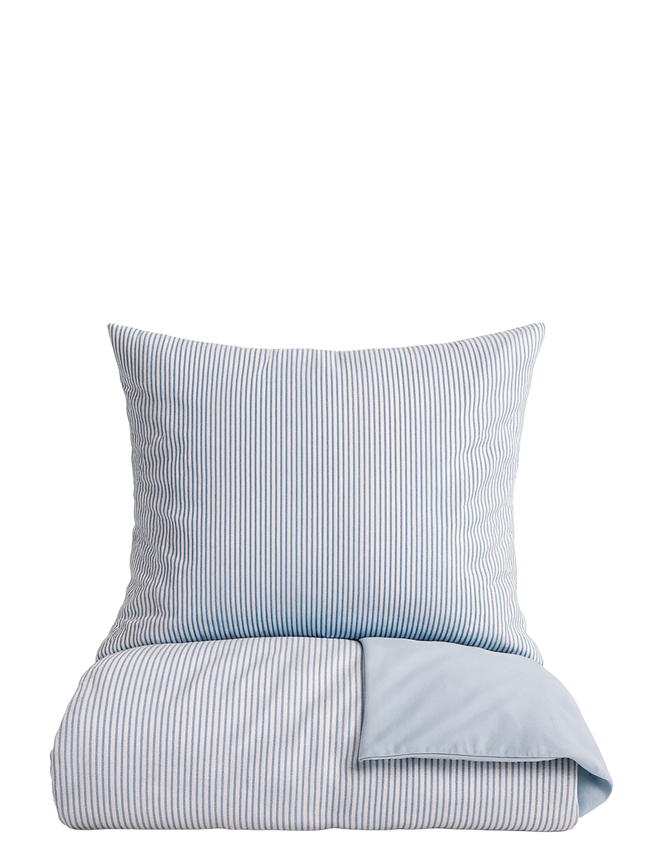 Omhu Organic bedding set - Mini stripe - Bettwäsche-Set - BLÅ / blue