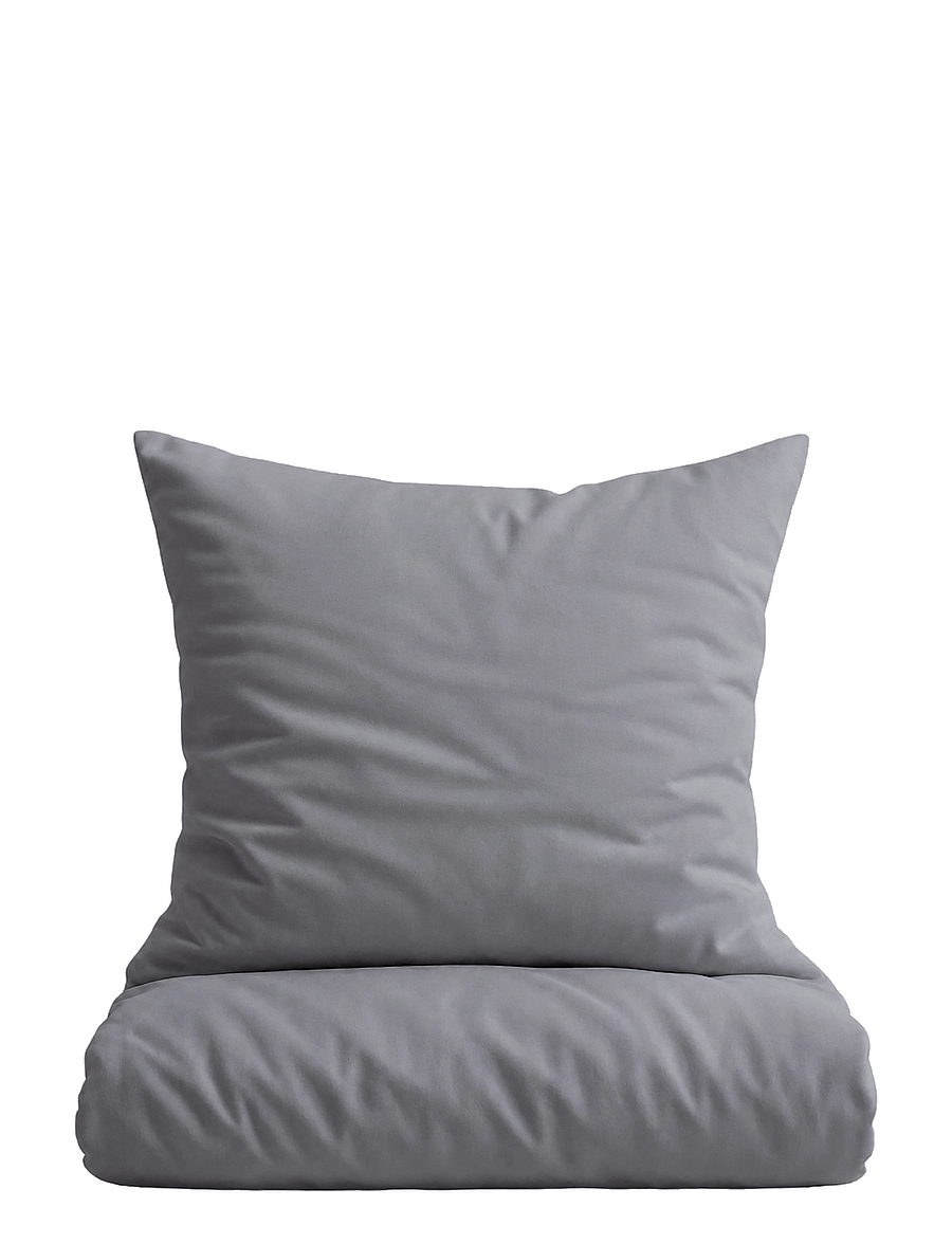 Omhu - Organic bedding set - Percale - lys grÅ - 1