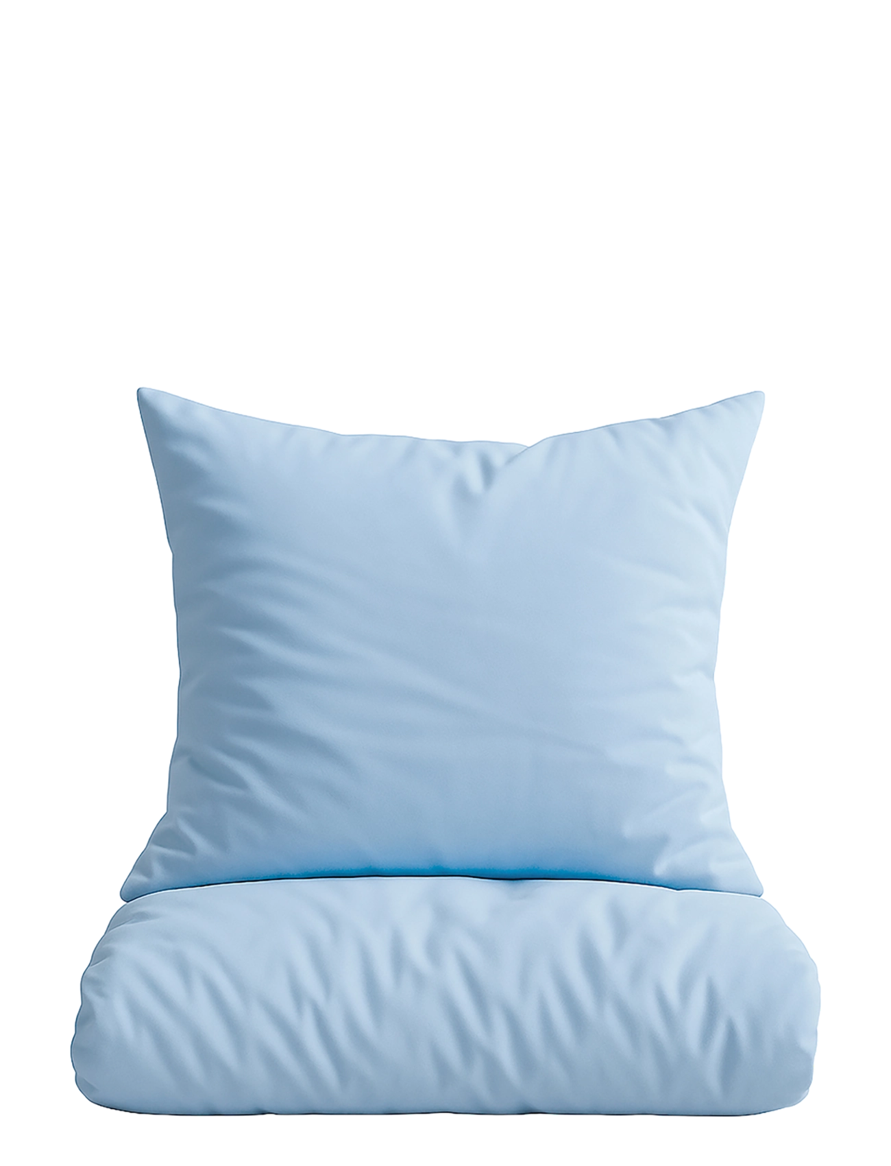 Omhu Organic bedding set - Percale - Bettwäsche-Set - LYS BLÅ / blue