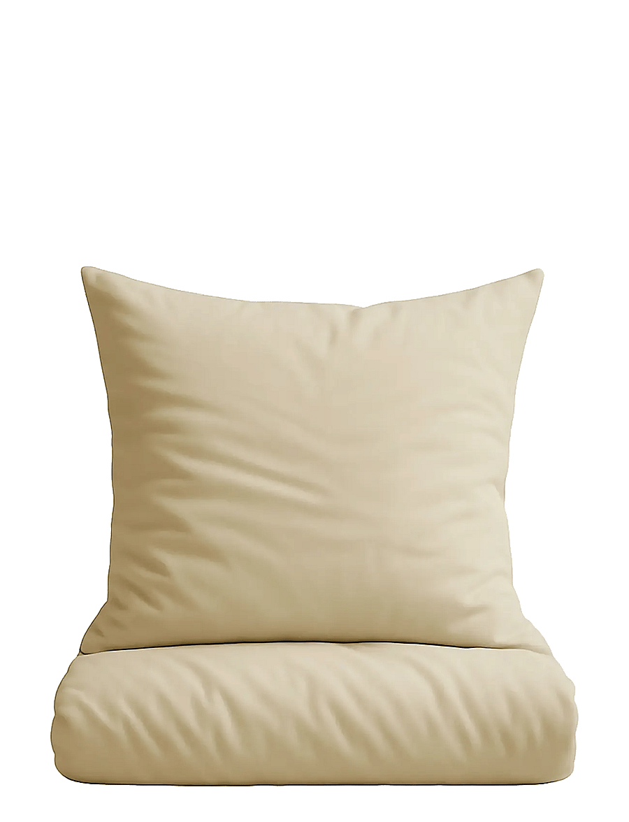 Omhu - Organic bedding set - Percale - bettwäsche-set - mud - 1