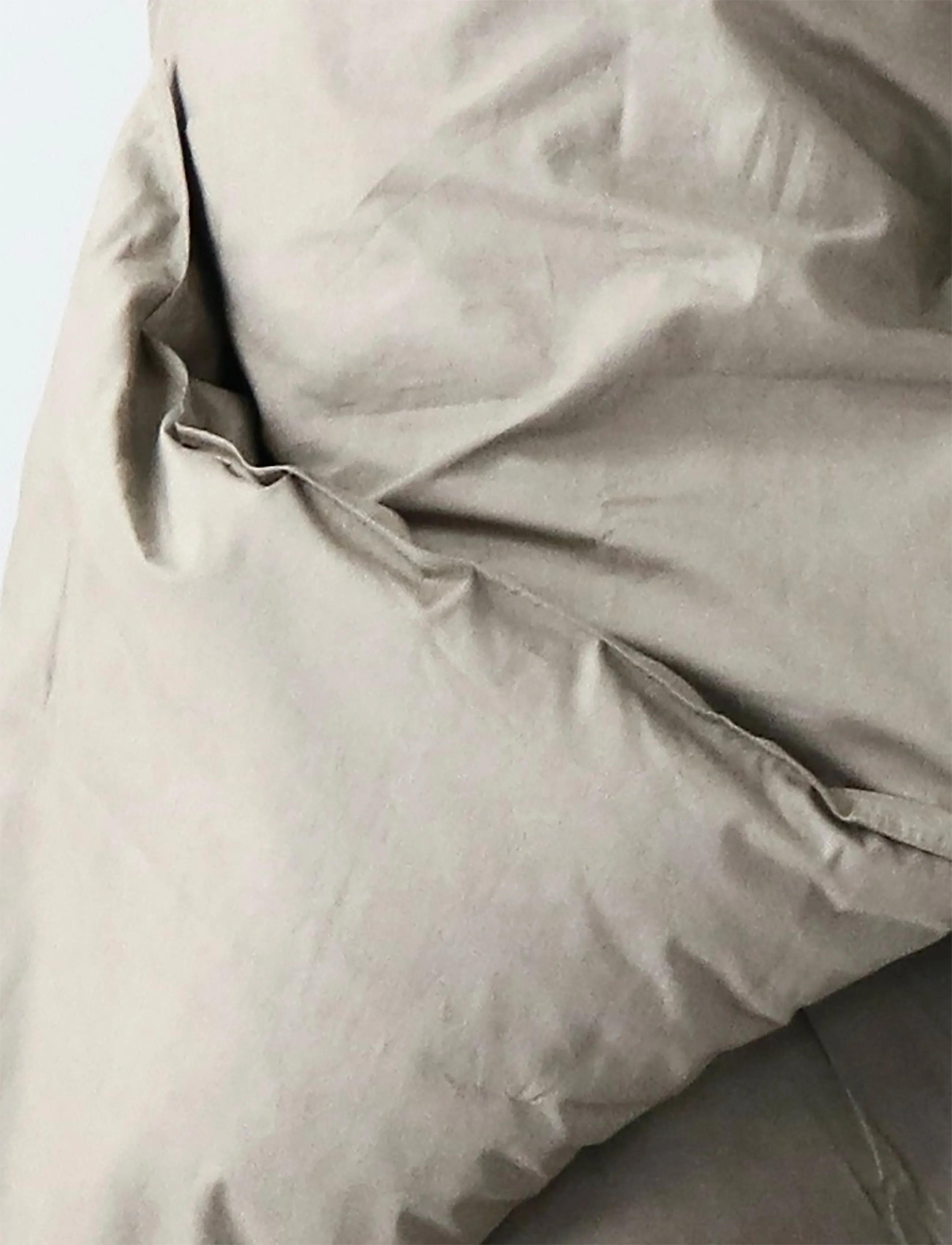 Omhu - Økologisk sengesæt - Percale - sengesæt - mud - 4