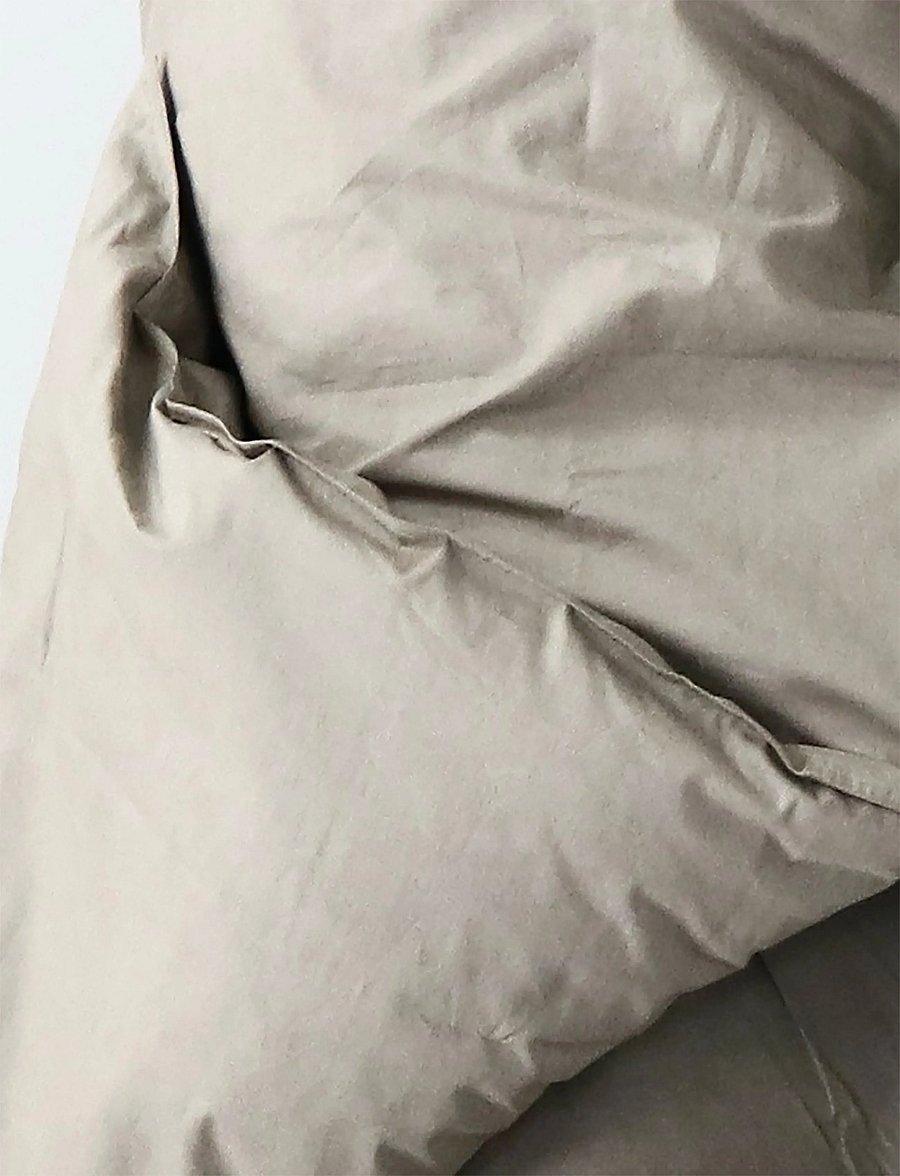 Omhu - Organic bedding set - Percale - bettwäsche-set - mud - 4