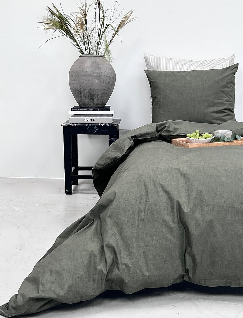 Omhu - Organic bedding set - Percale - voodiriiete komplektid - oliven - 3