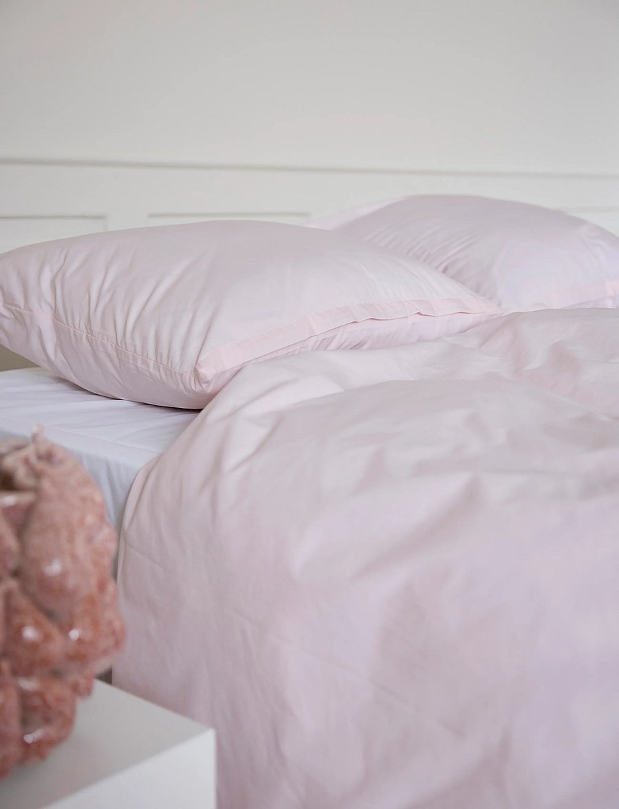 Omhu - Økologisk sengesæt - Percale - voodiriiete komplektid - rose - 4