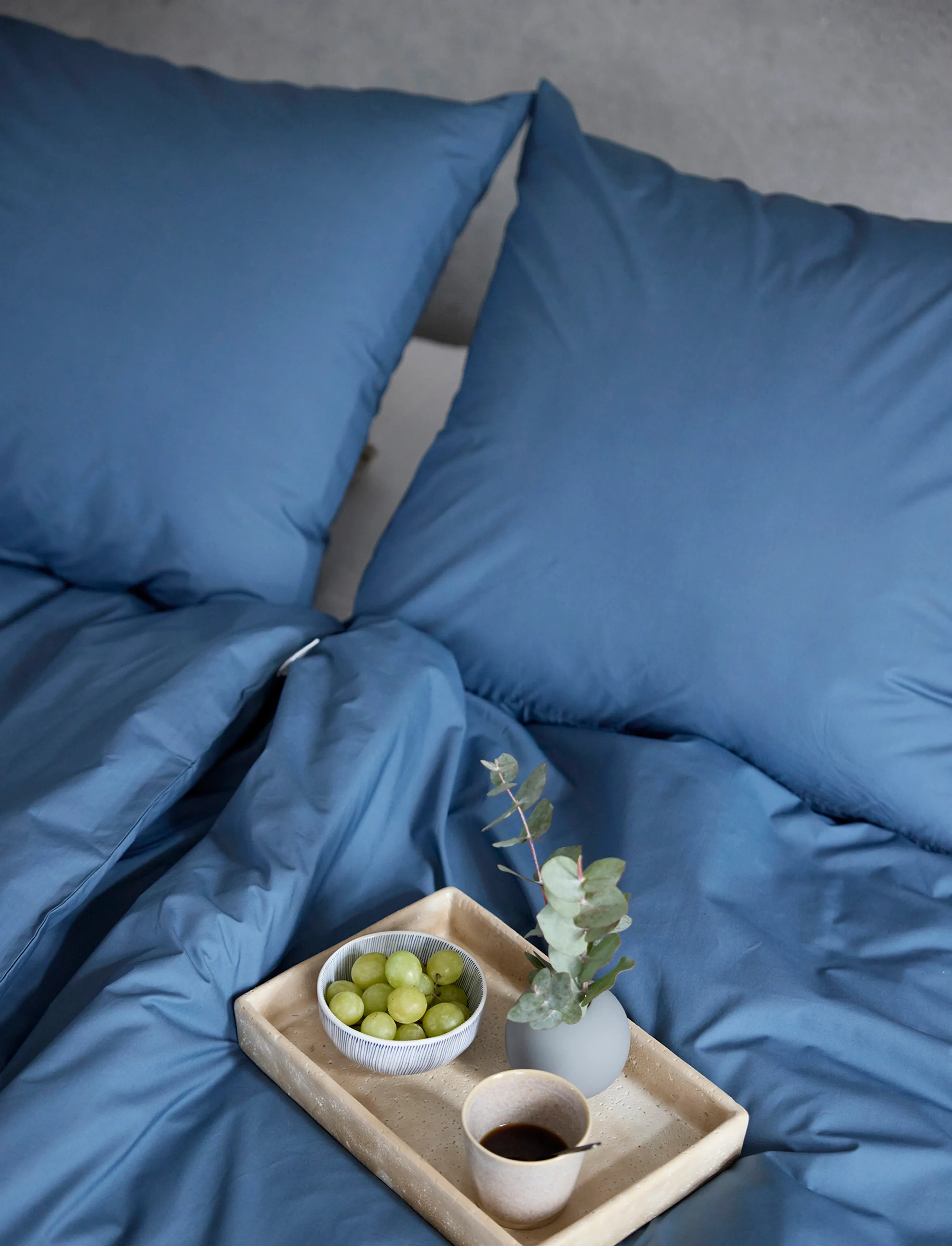 Omhu - Økologisk sengesæt - Percale - sengesæt - ocean - 0