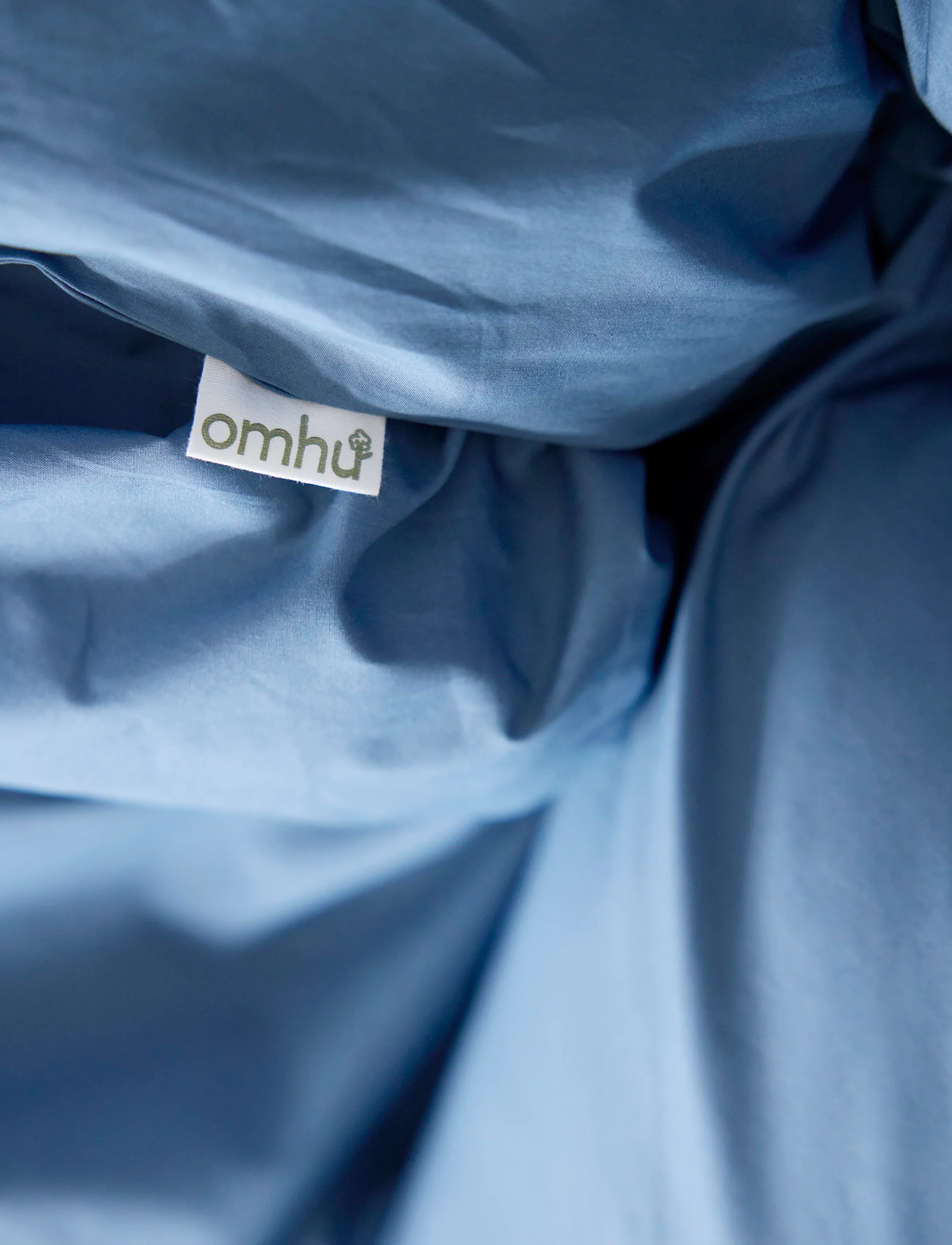 Omhu - Økologisk sengesæt - Percale - sengesæt - ocean - 4
