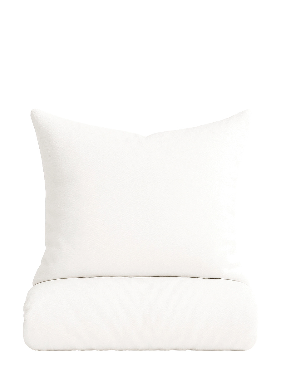 Omhu - Organic bedding set - Micro check - hvid - 1