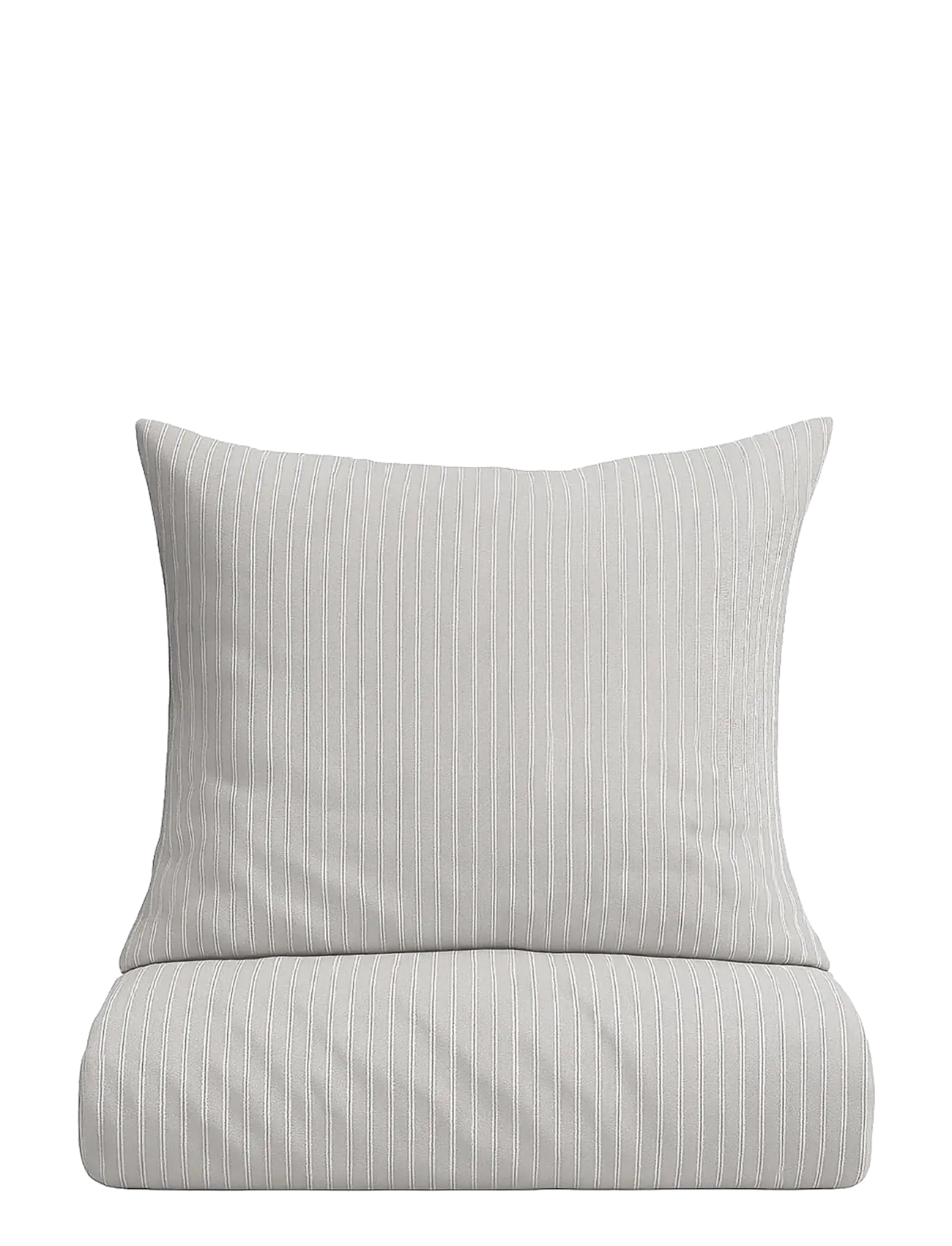 Omhu Organic bedding set - Multi stripe - Voodipesu - MUD / beige