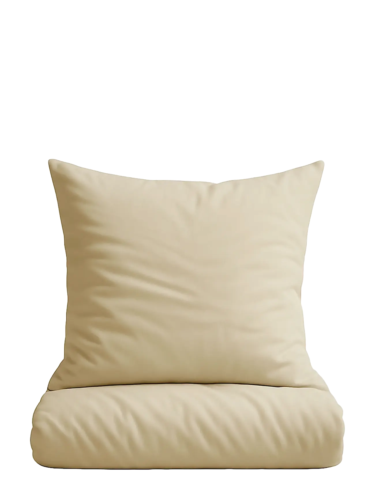 Omhu Organic bedding set - Percale - Textilier - MUD / beige