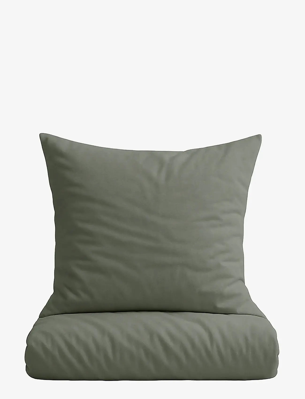 Omhu - Økologisk sengesæt - Percale - oliven - 1