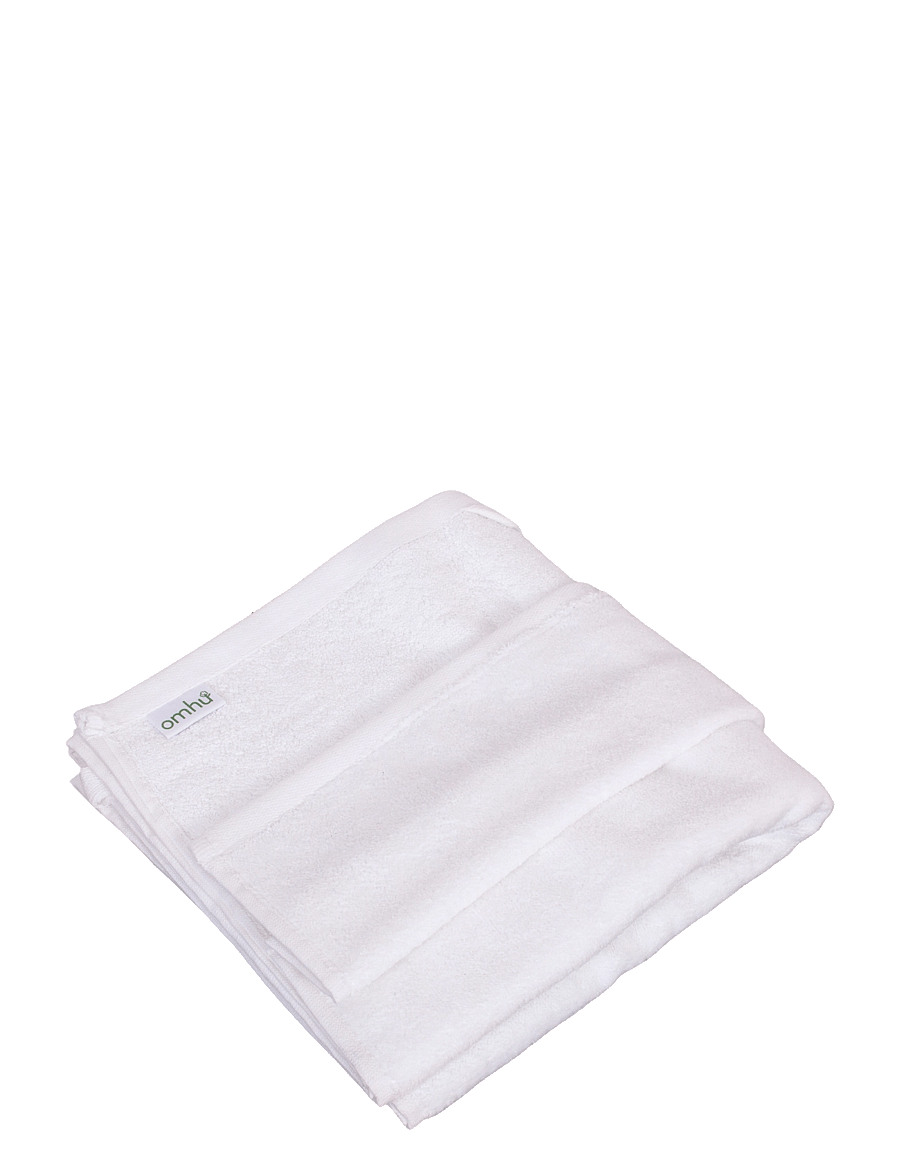 Omhu - Organic towel - Terry/velour - hvid - 1