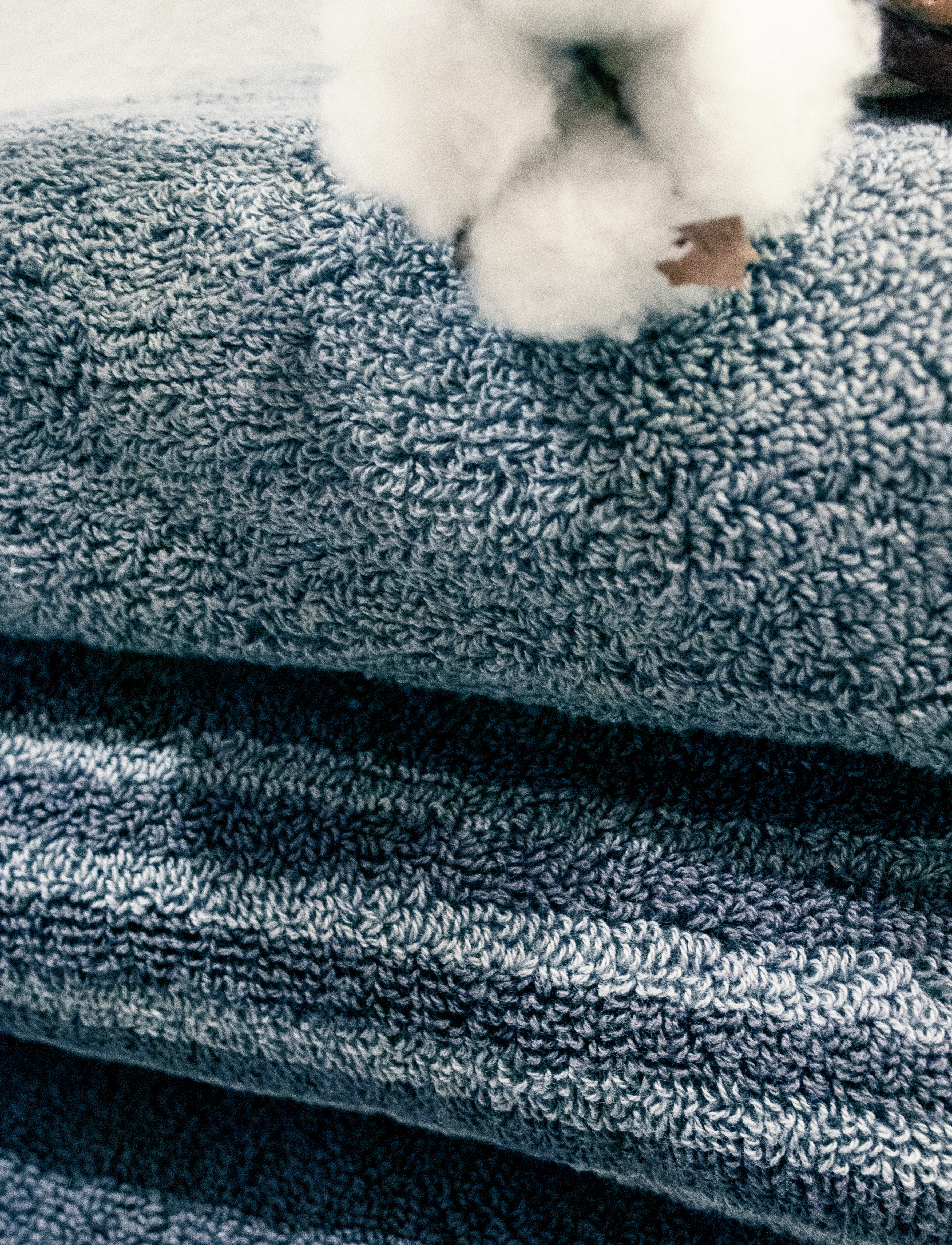 Omhu - Organic towel - Terry/velour - lys grÅ - 4