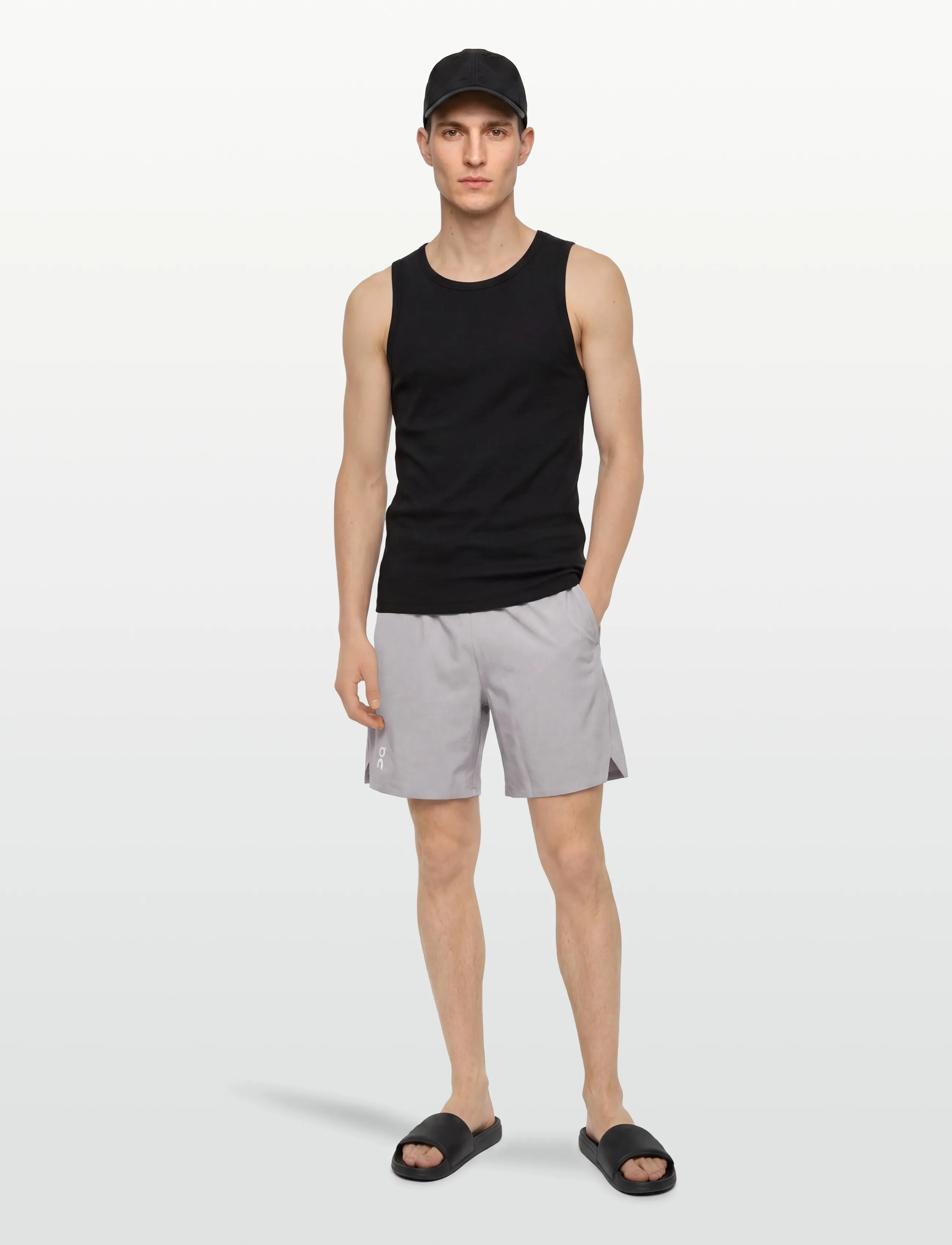 On Train Shorts, XL, Grey, Sport Shorts > Sport Training Shorts, Herre