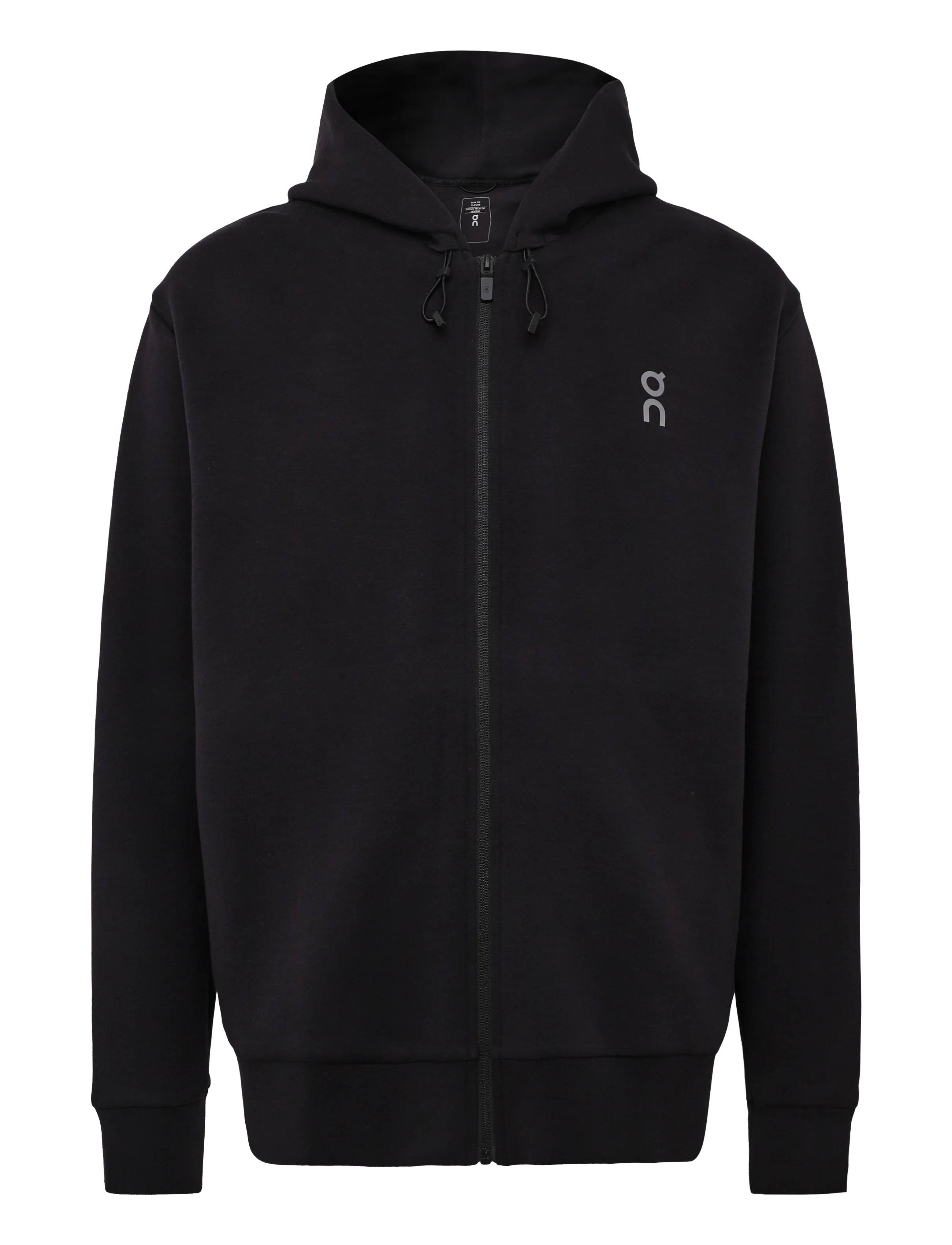 On Focus Tech Zip Hoodie - On - BLACK / black