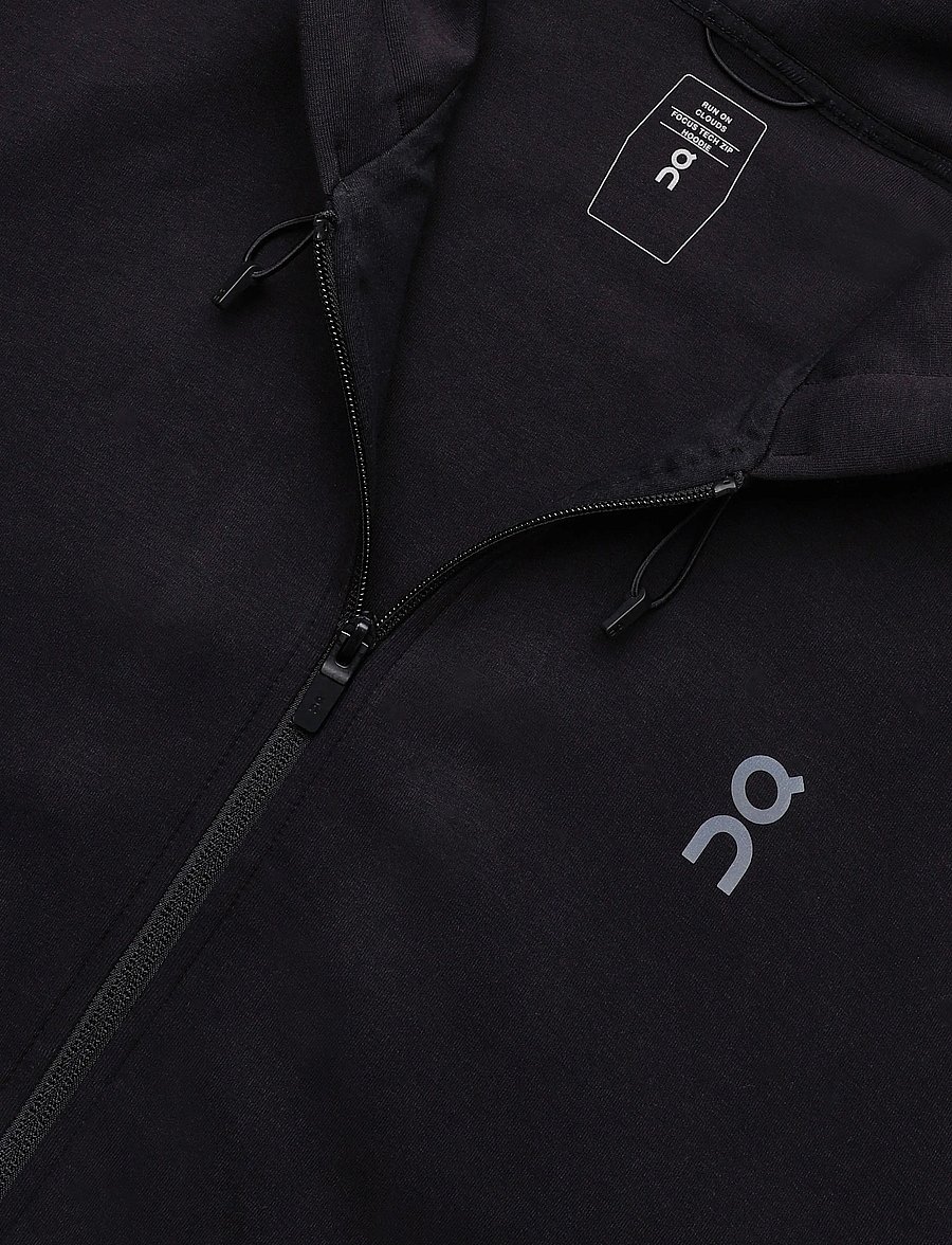 On - Focus Tech Zip Hoodie - overdele - black - 2