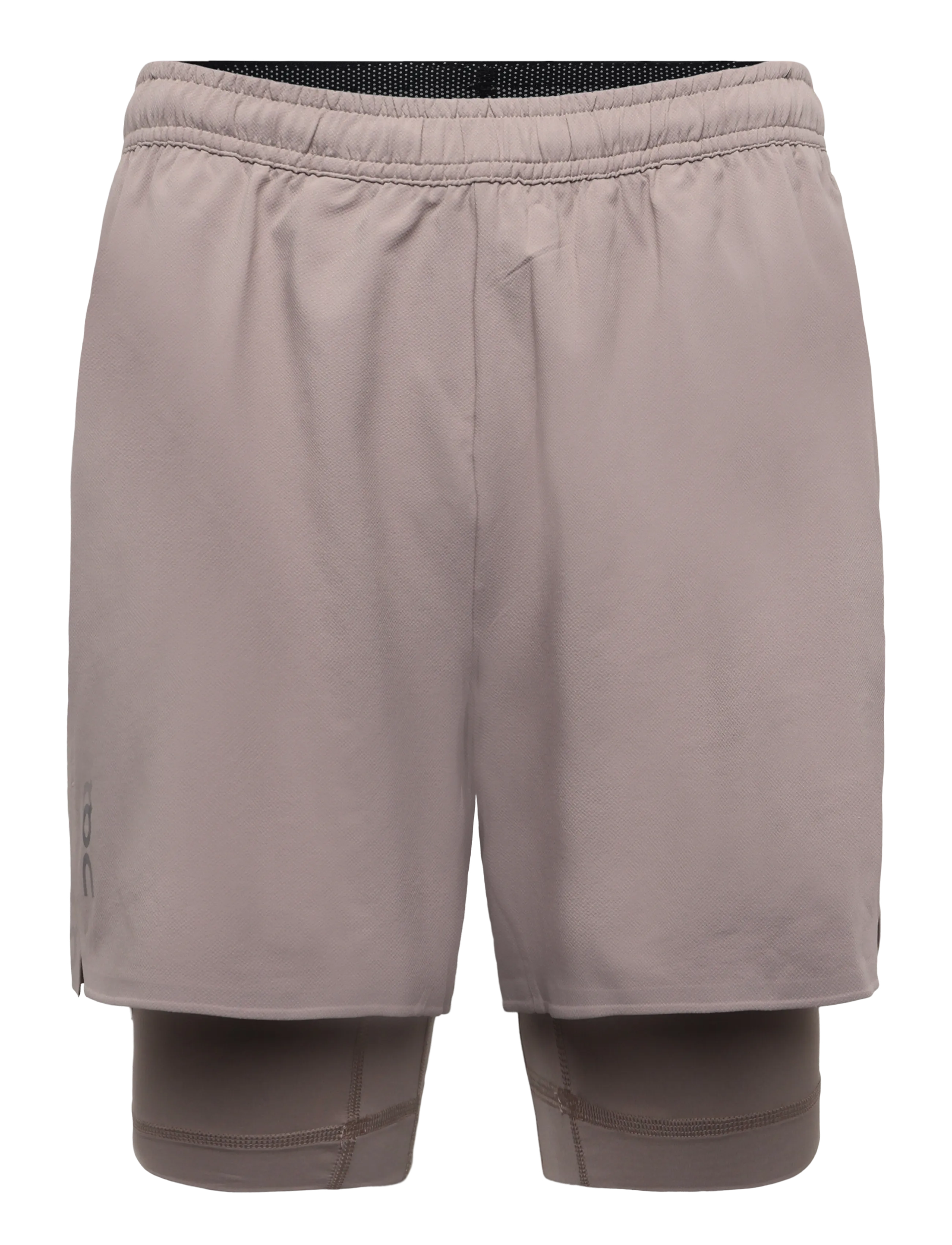 On Train 2-in-1 Shorts - Fatnaður - CLAY / beige
