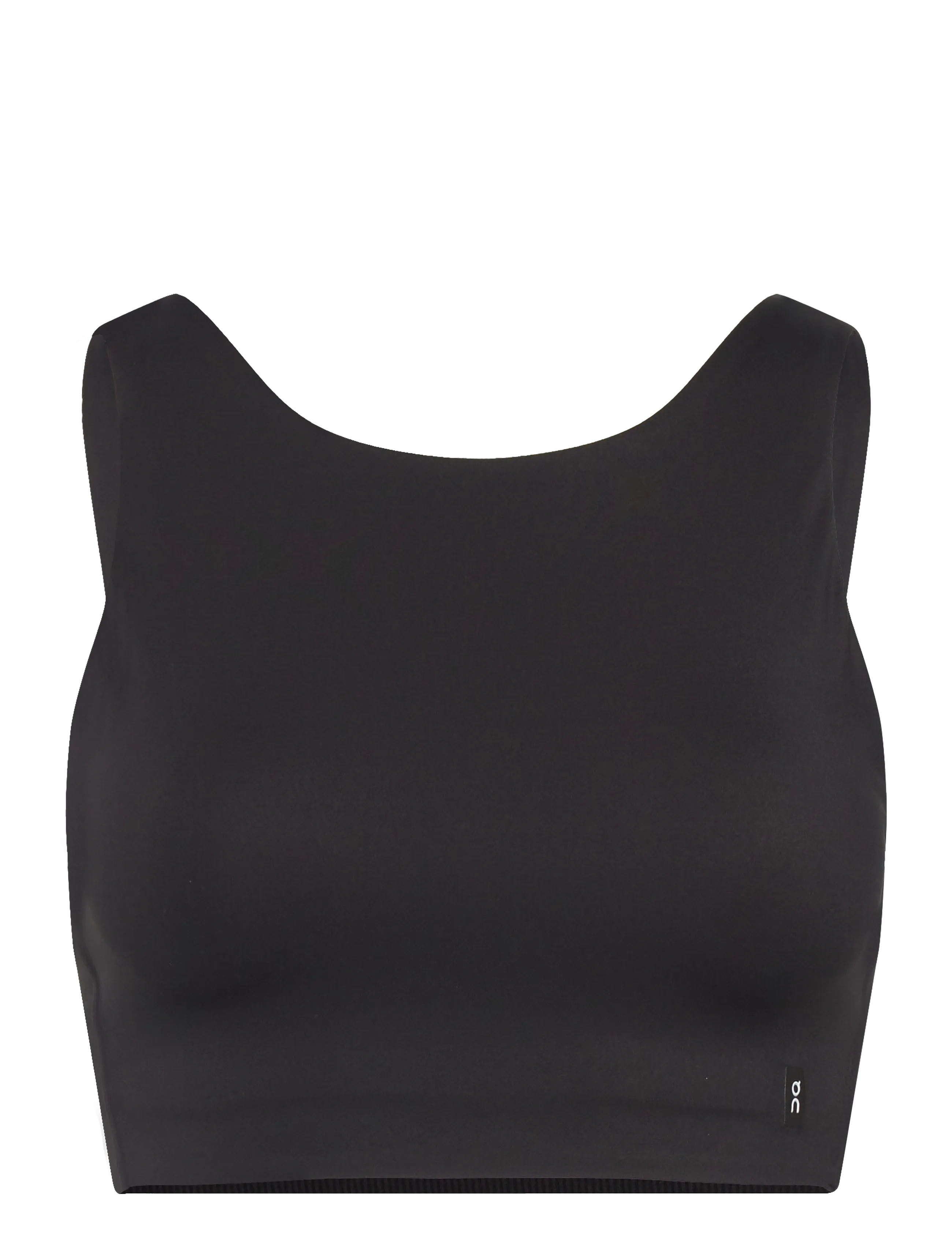 Core 2-in-1 Crop - BLACK